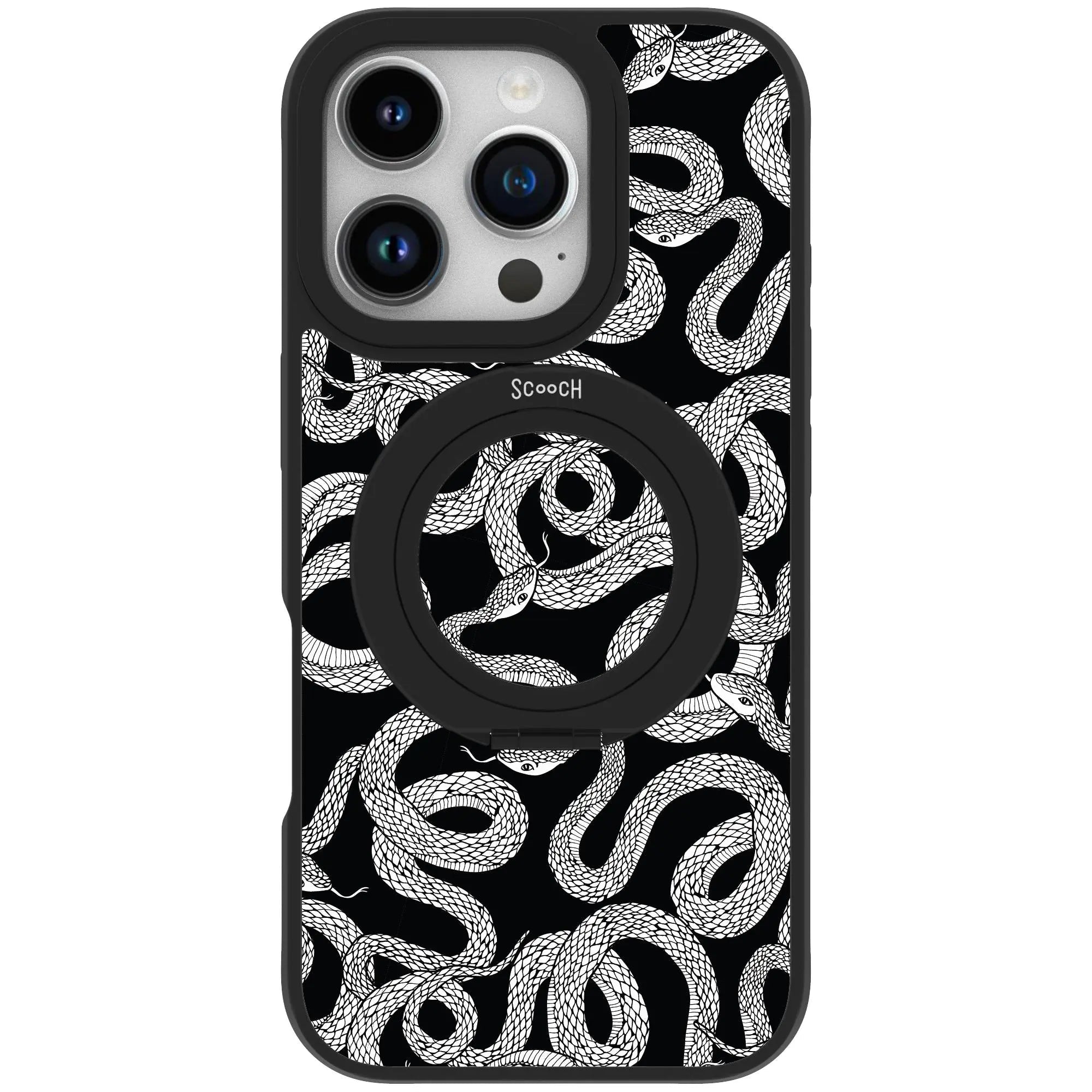 Scooch MagCase in Snakes | Ultra Strong Magnetic Case for MagSafe iPhone 16 Pro - HaloCase Case Only