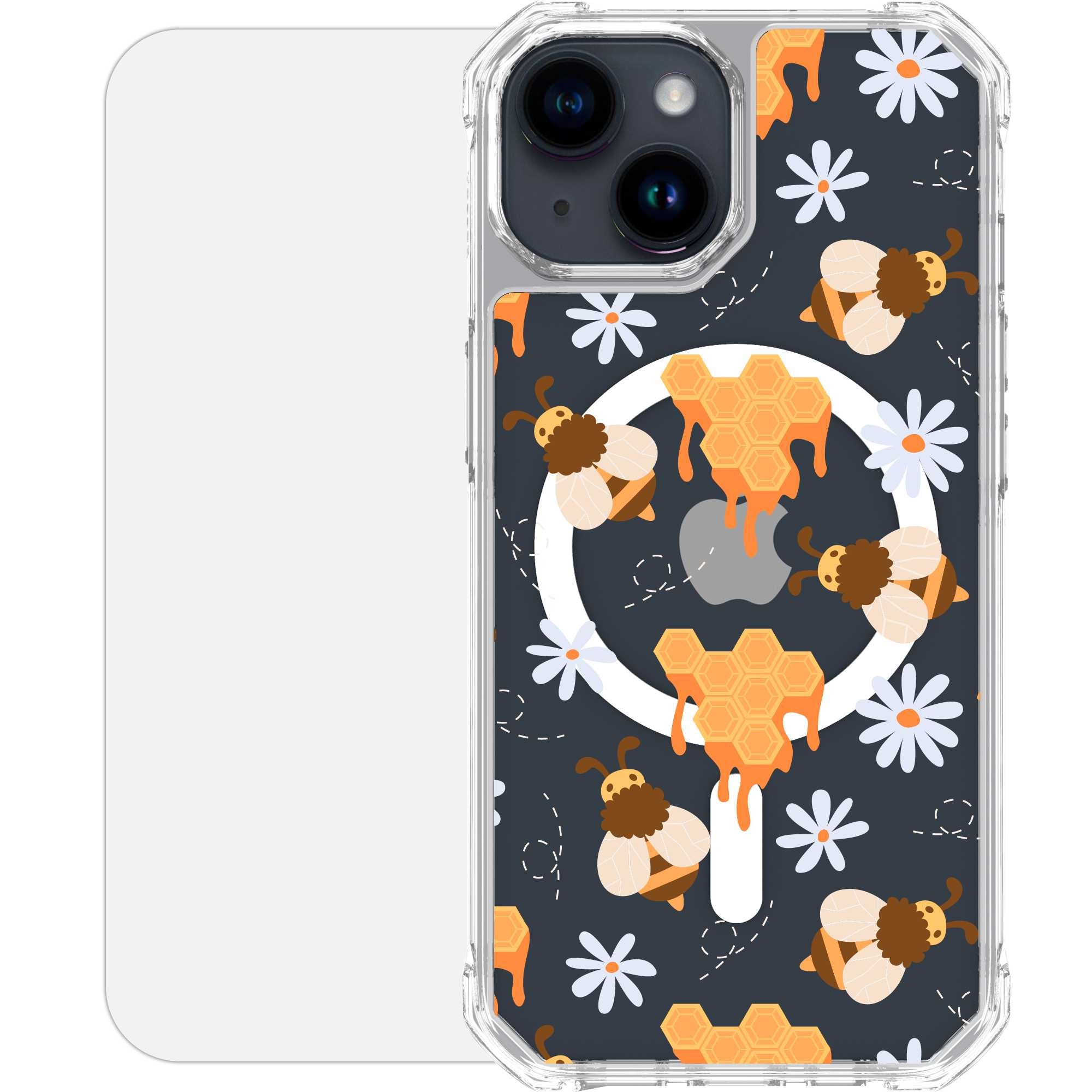 Scooch-MagCase for iPhone 15-HoneyBees