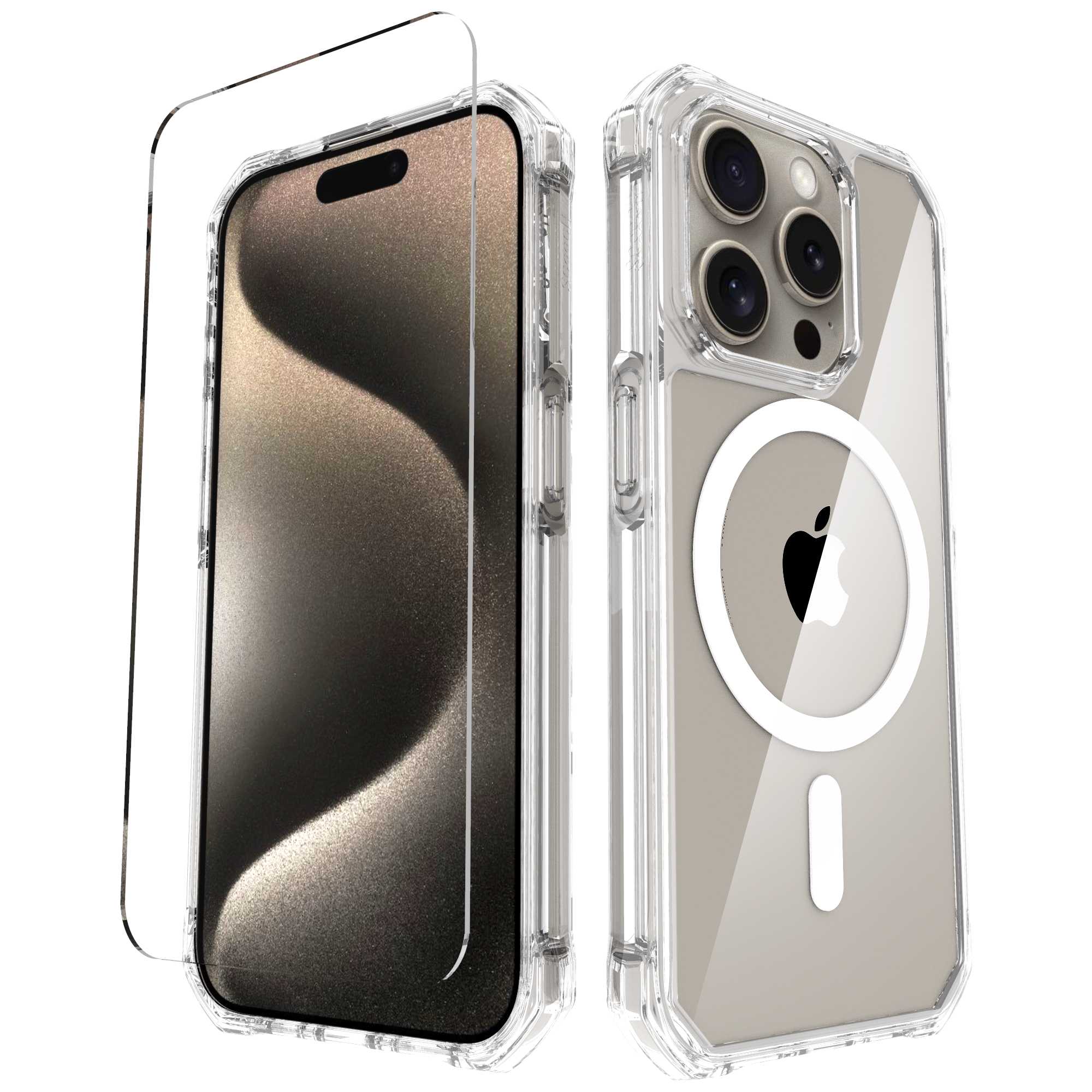 Scooch-MagCase for iPhone 15 Pro-Clear