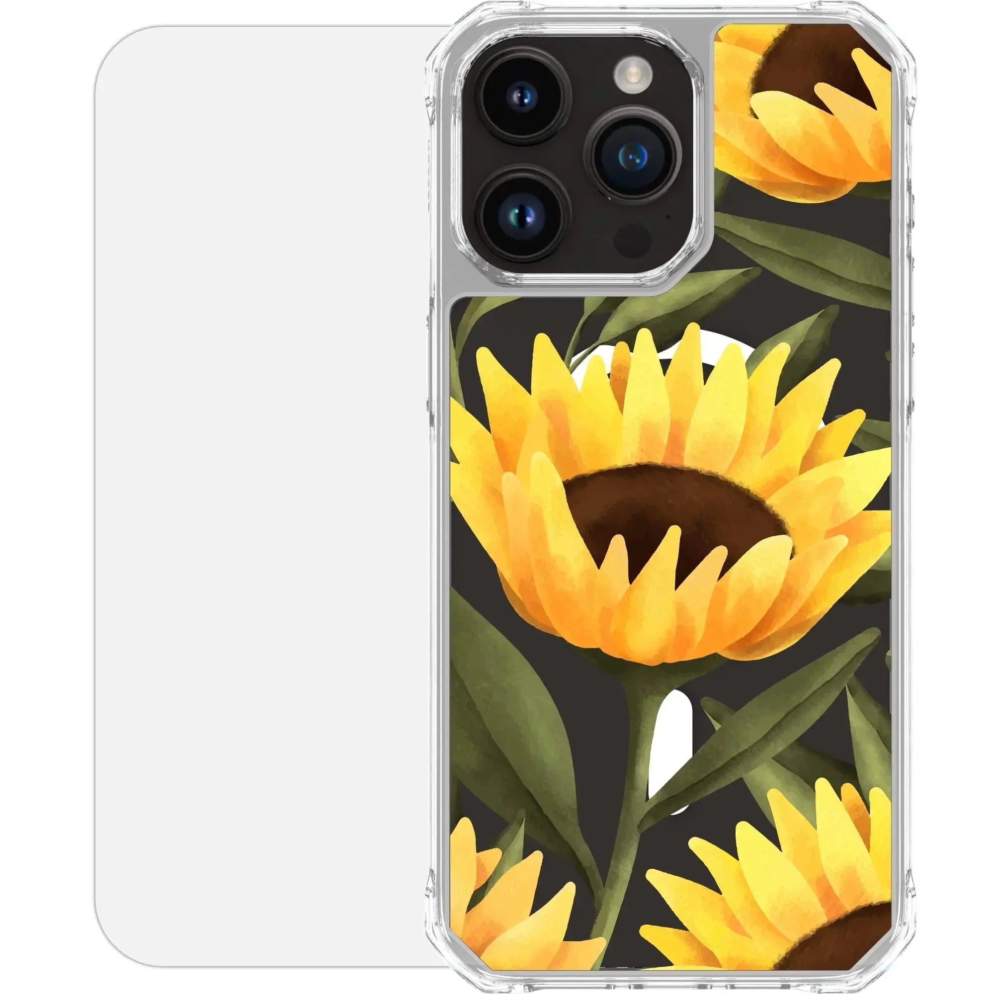 Scooch-MagCase for iPhone 15 Pro Max-Blooming Sunflowers