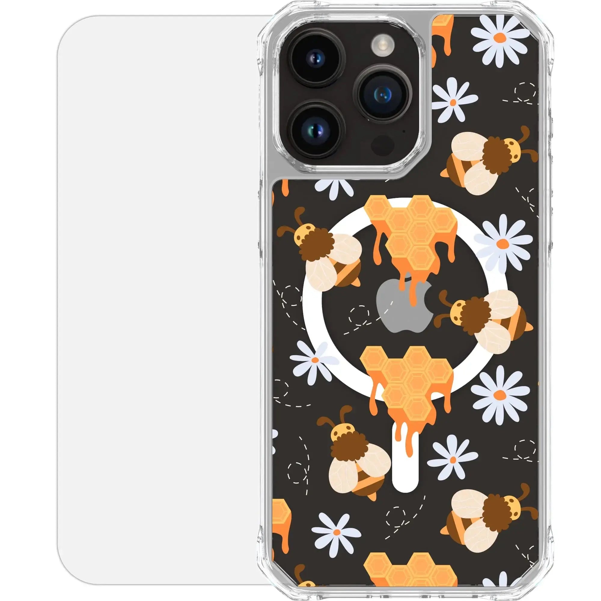 Scooch-MagCase for iPhone 15 Pro Max-Honey Bees