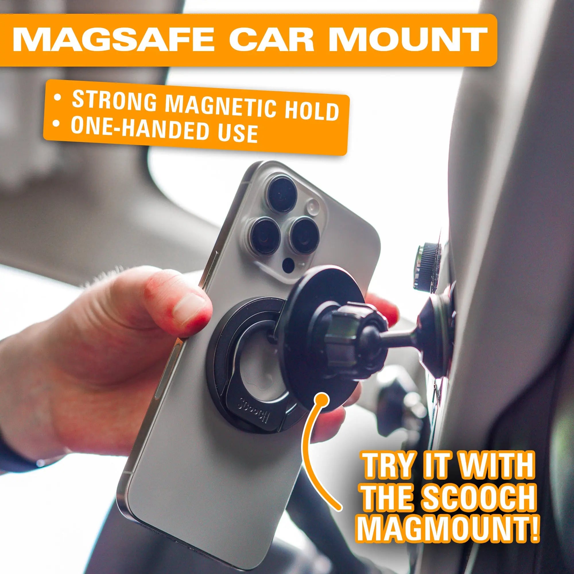 Scooch-MagRing 2.0 - MagSafe Ring Grip & Stand-