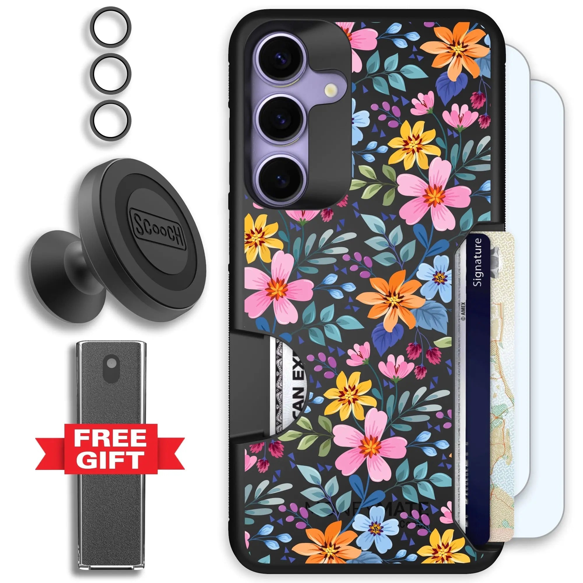Scooch-Moneymate Defender Bundle for Samsung Galaxy S25+-Full-Bloom