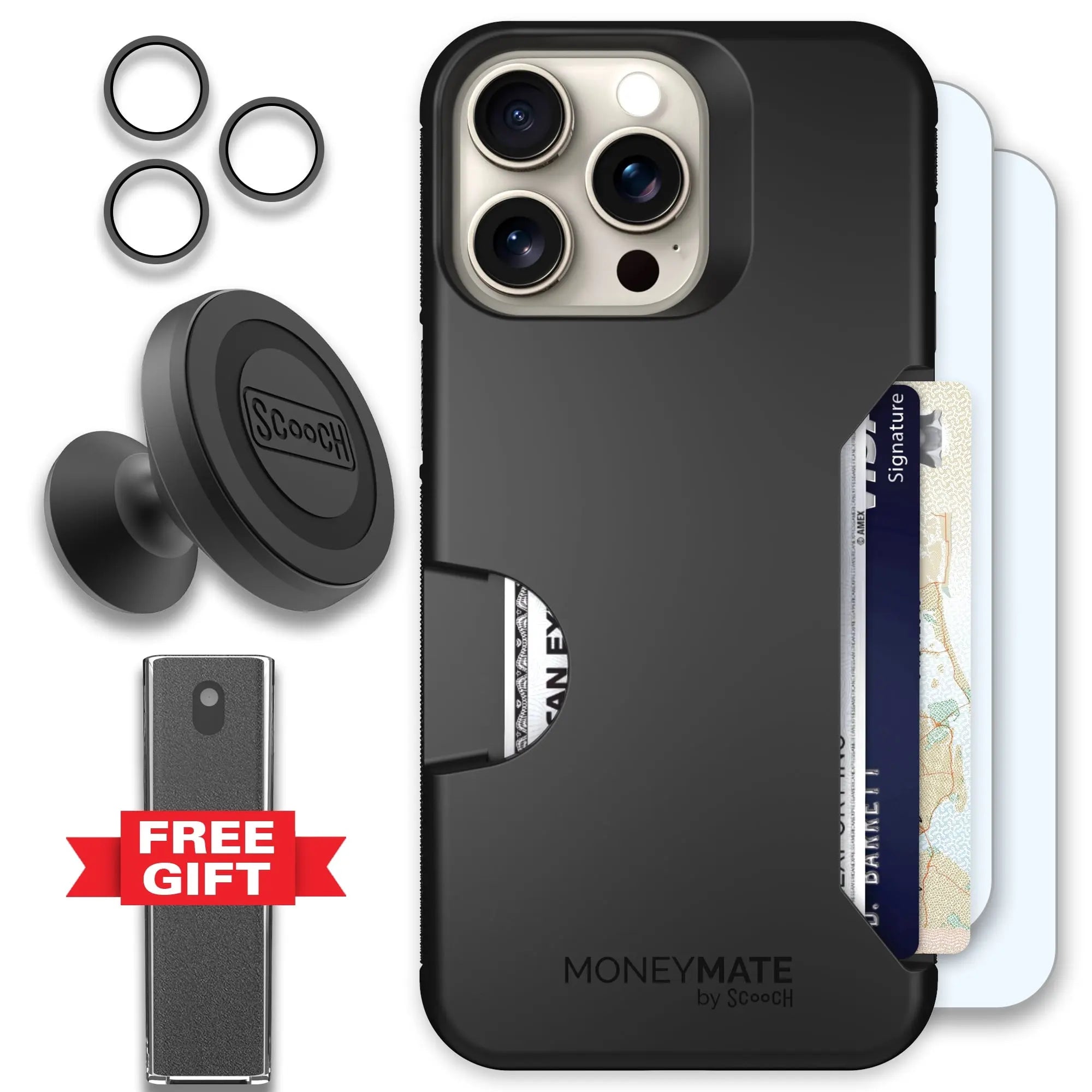 Scooch-Moneymate Defender Bundle for iPhone 15 Pro Max-