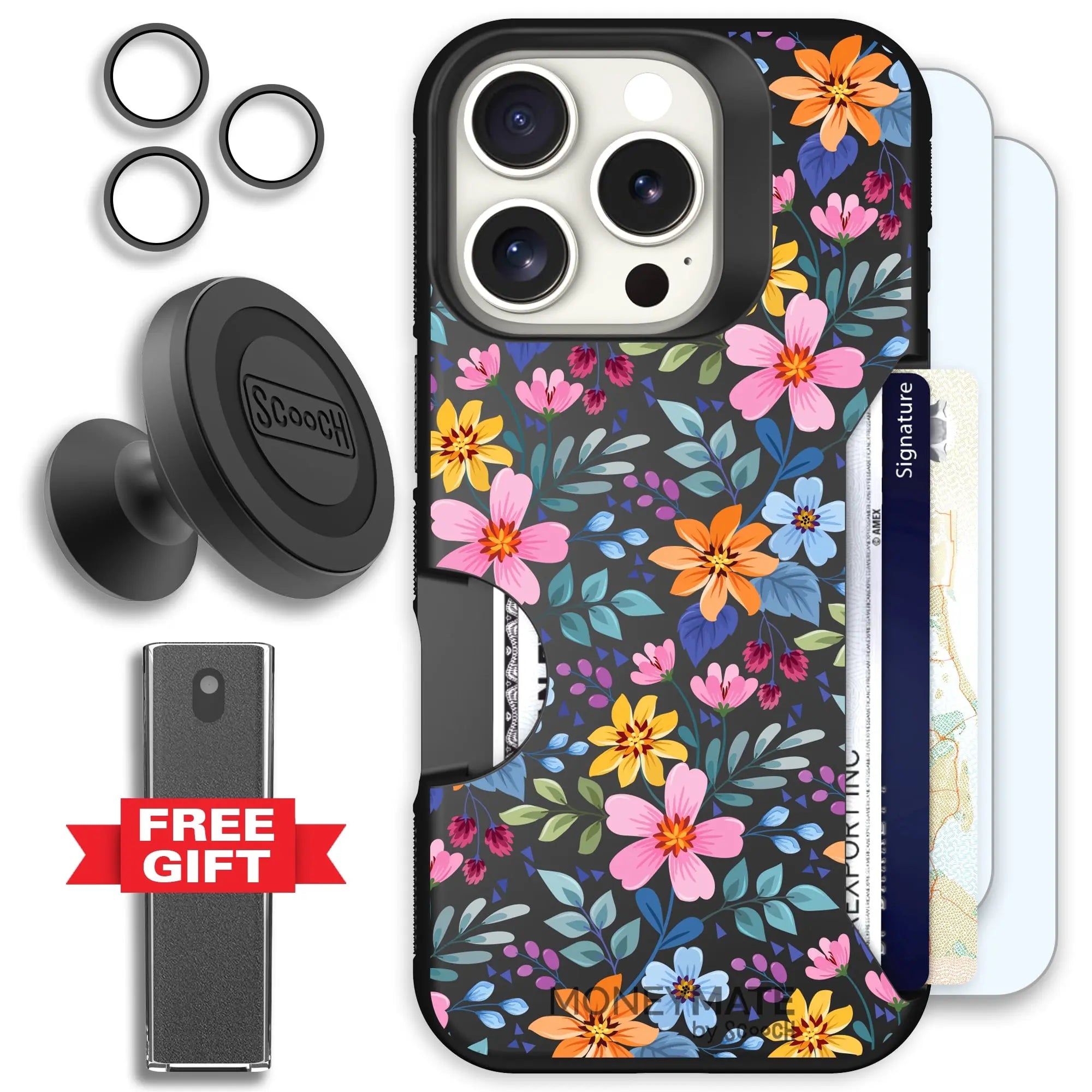Scooch-Moneymate Defender Bundle for iPhone 16 Pro-Full-Bloom