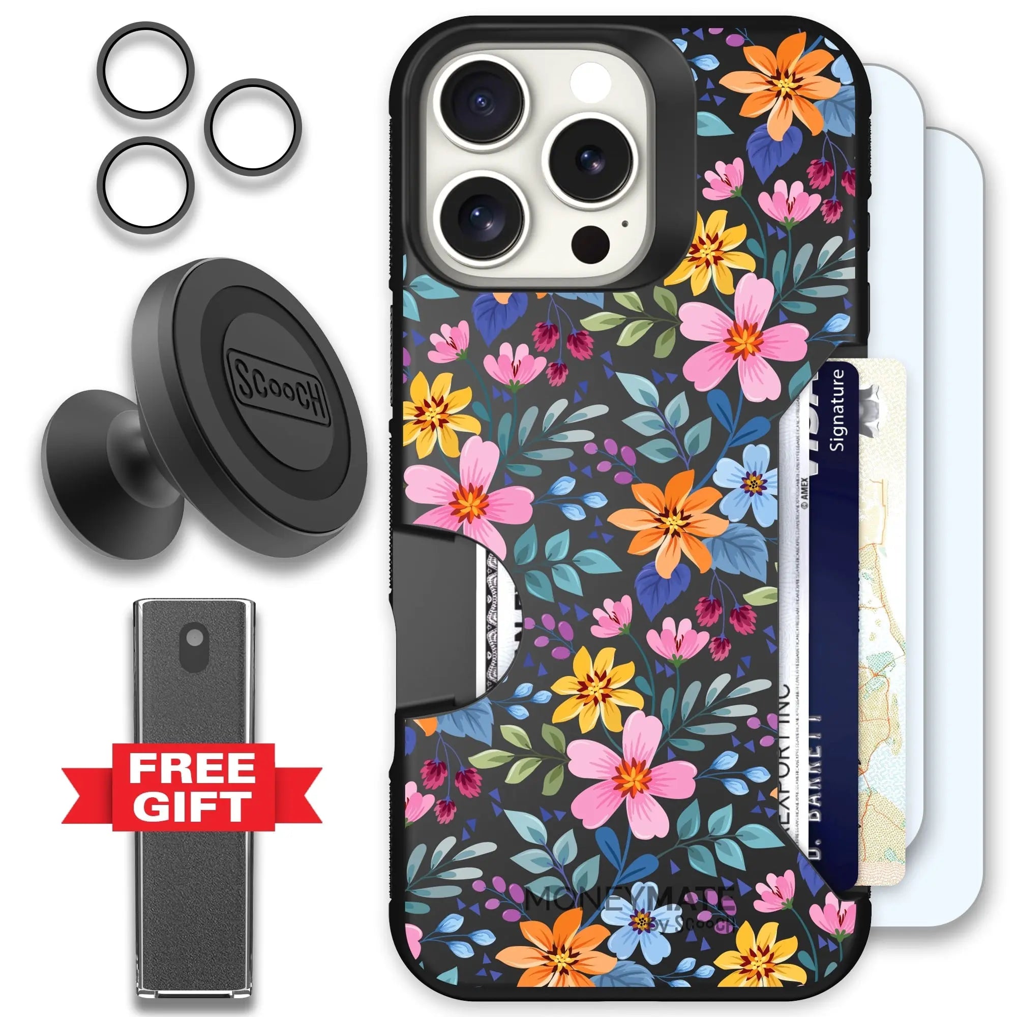 Scooch-Moneymate Defender Bundle for iPhone 16 Pro Max-Full-Bloom