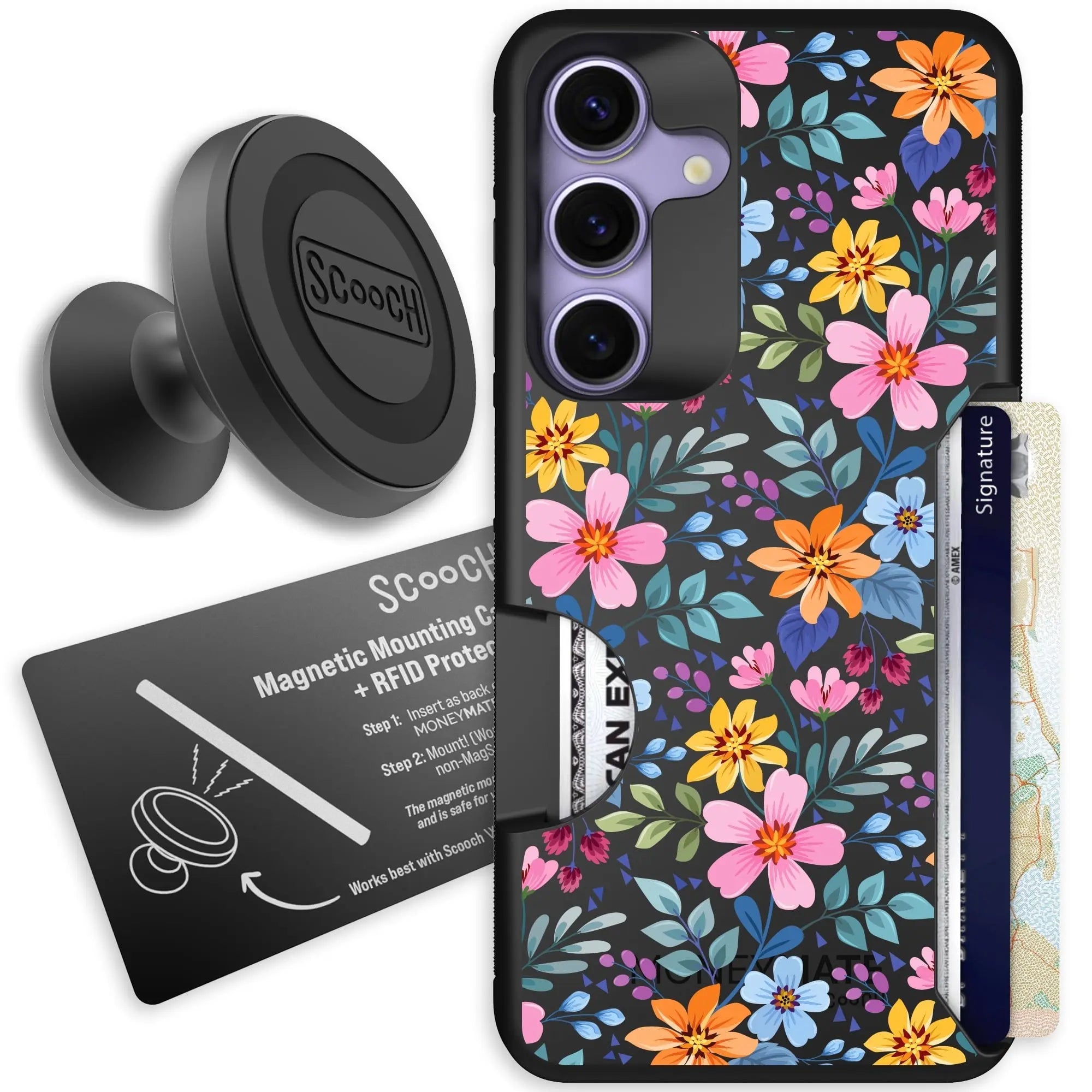 Scooch-Moneymate Starter Bundle for Samsung Galaxy S25-Full-Bloom