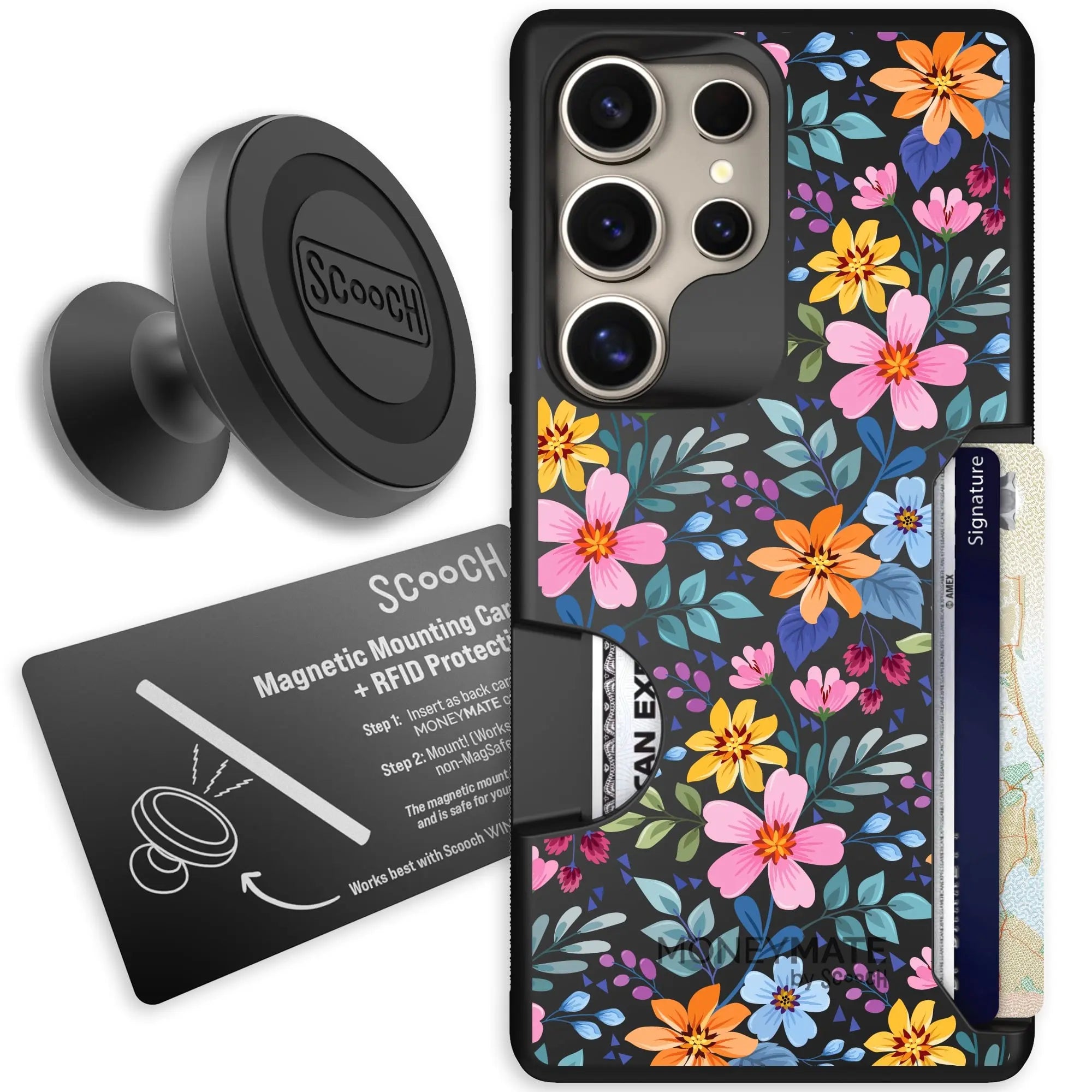 Scooch-Moneymate Starter Bundle for Samsung Galaxy S25 Ultra-Full-Bloom