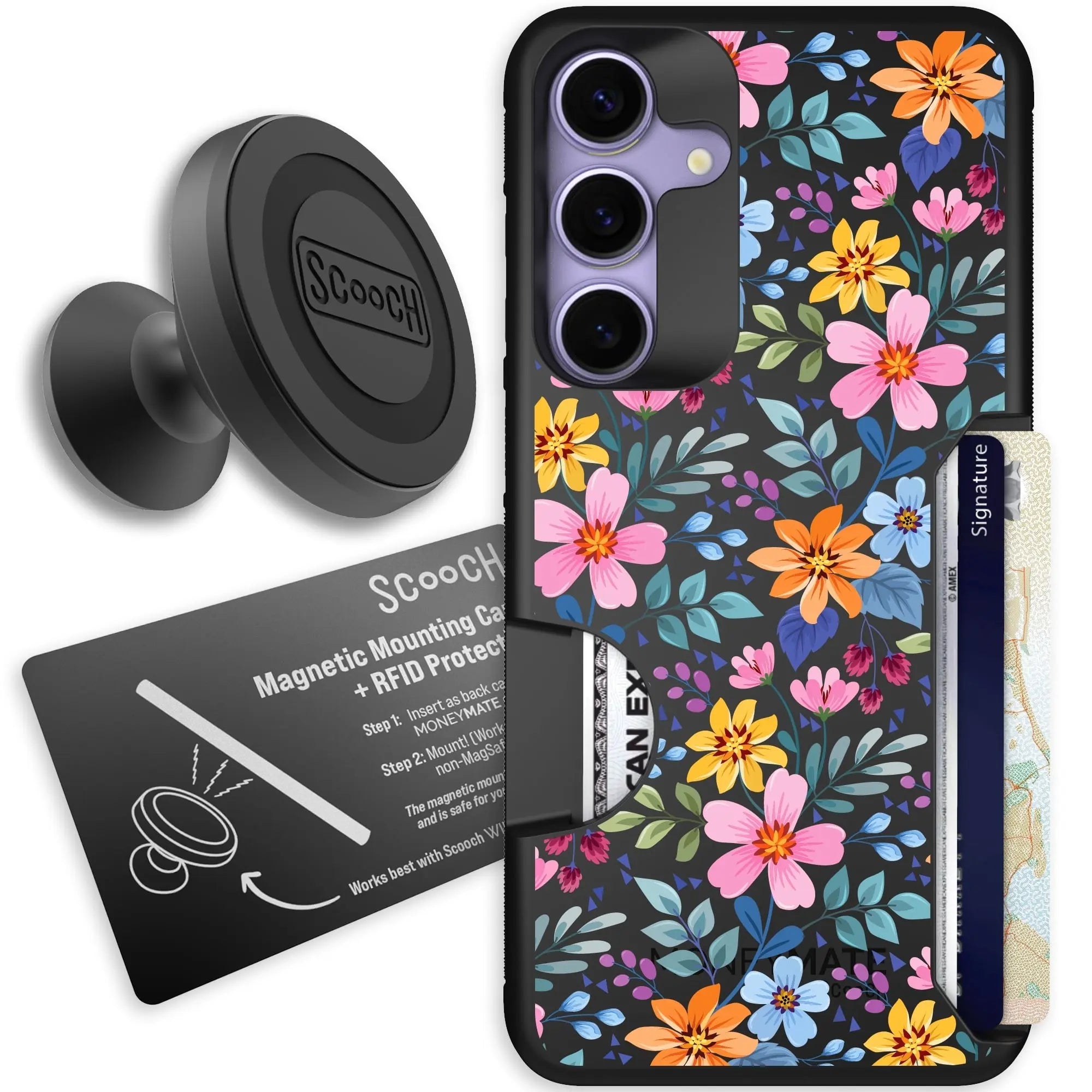 Scooch-Moneymate Starter Bundle for Samsung Galaxy S25+-Full-Bloom