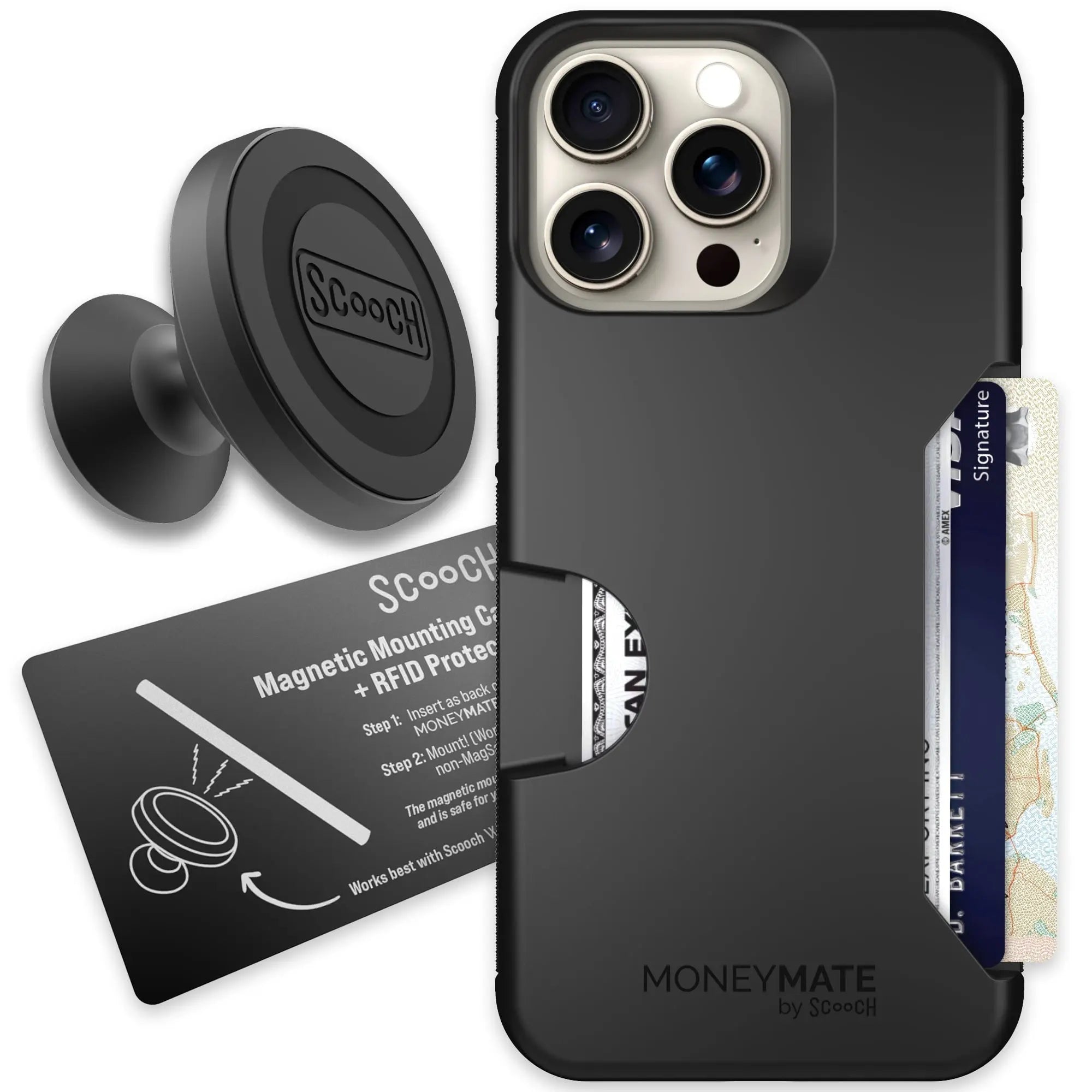 Scooch-Moneymate Starter Bundle for iPhone 15 Pro Max-