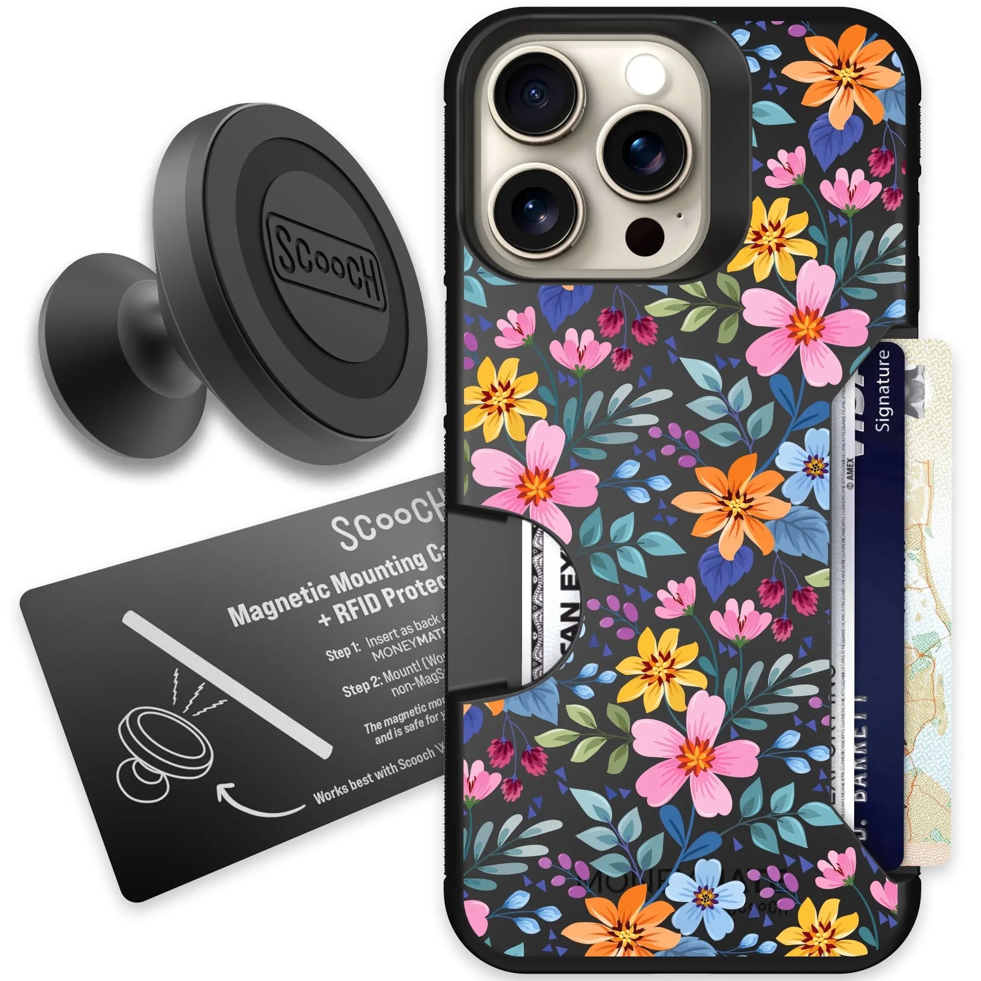 Scooch-Moneymate Starter Bundle for iPhone 15 Pro Max-Full-Bloom