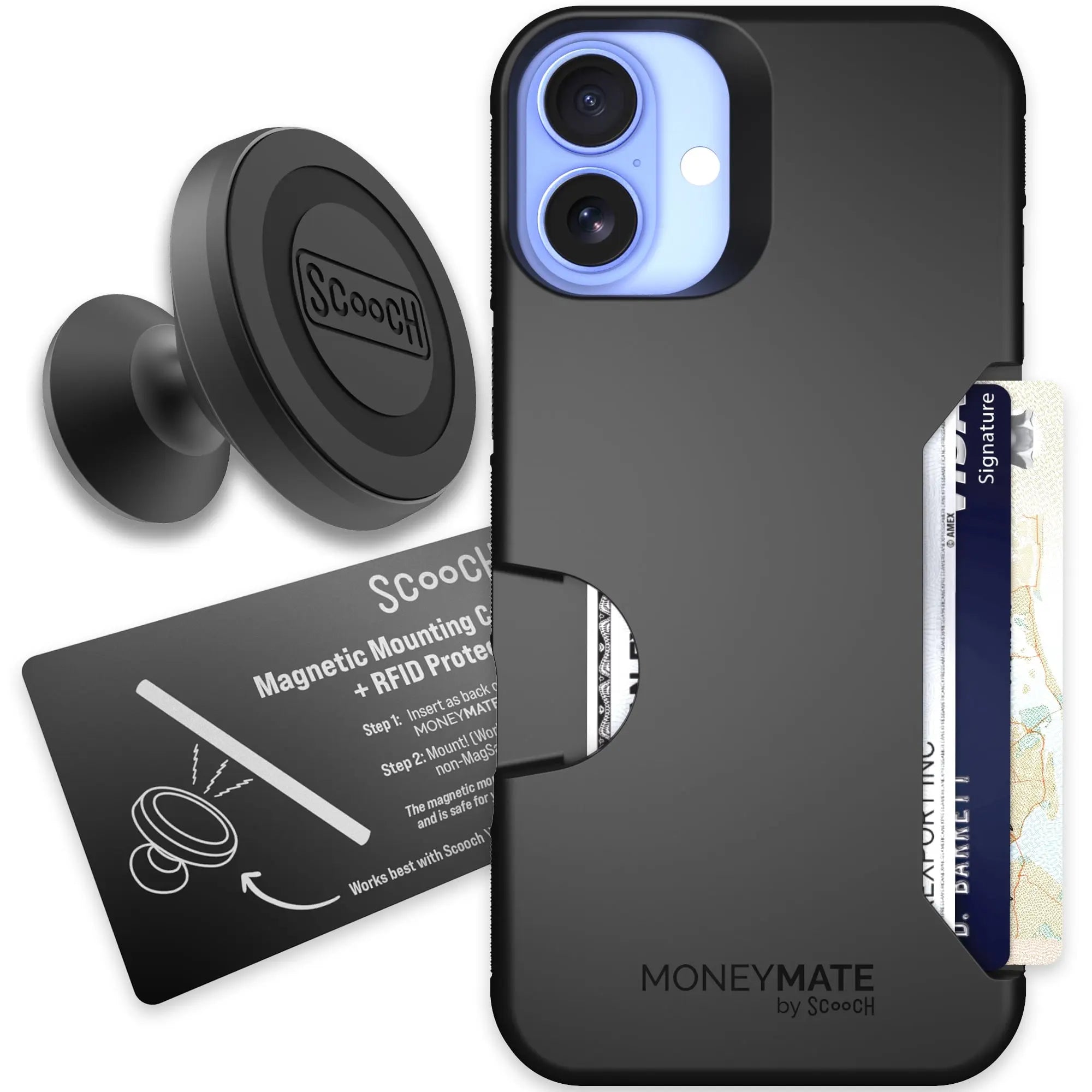 Scooch-Moneymate Starter Bundle for iPhone 16 Plus-