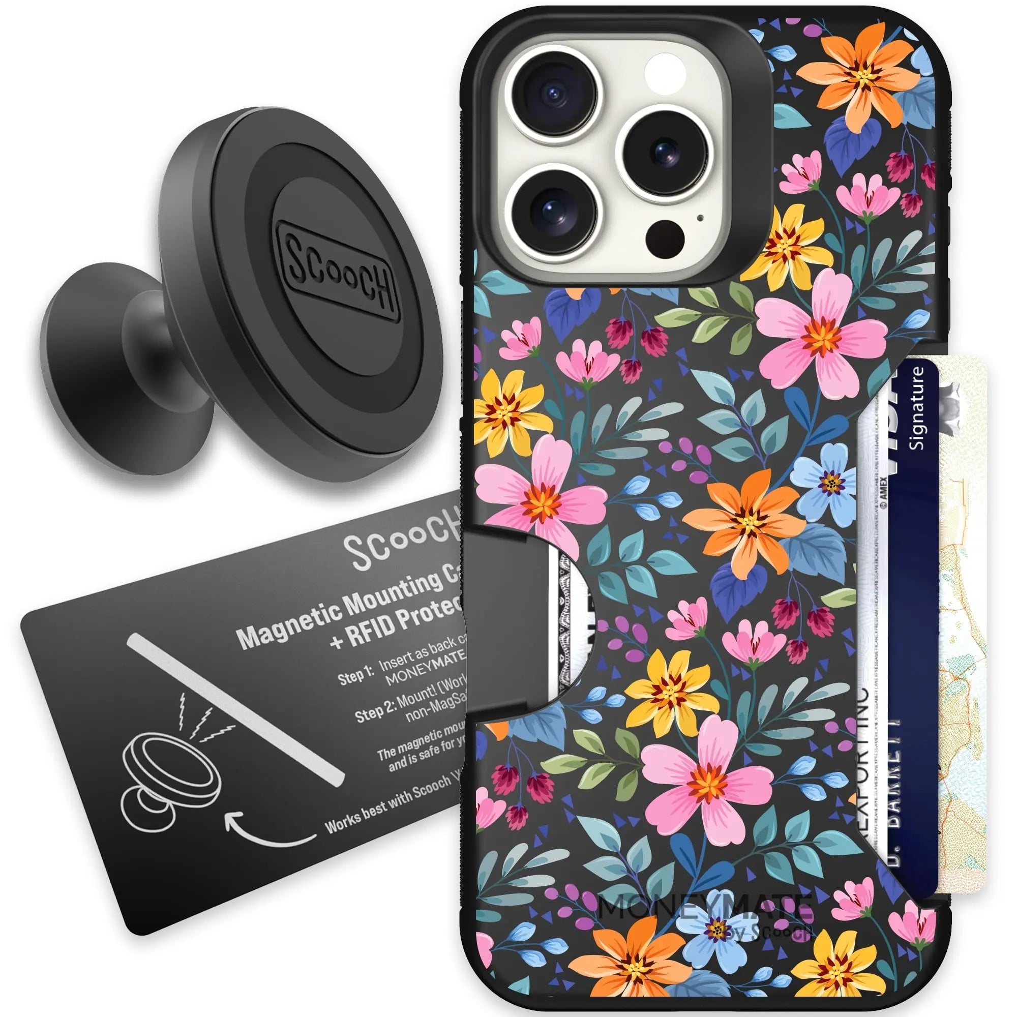 Scooch-Moneymate Starter Bundle for iPhone 16 Pro Max-Full-Bloom