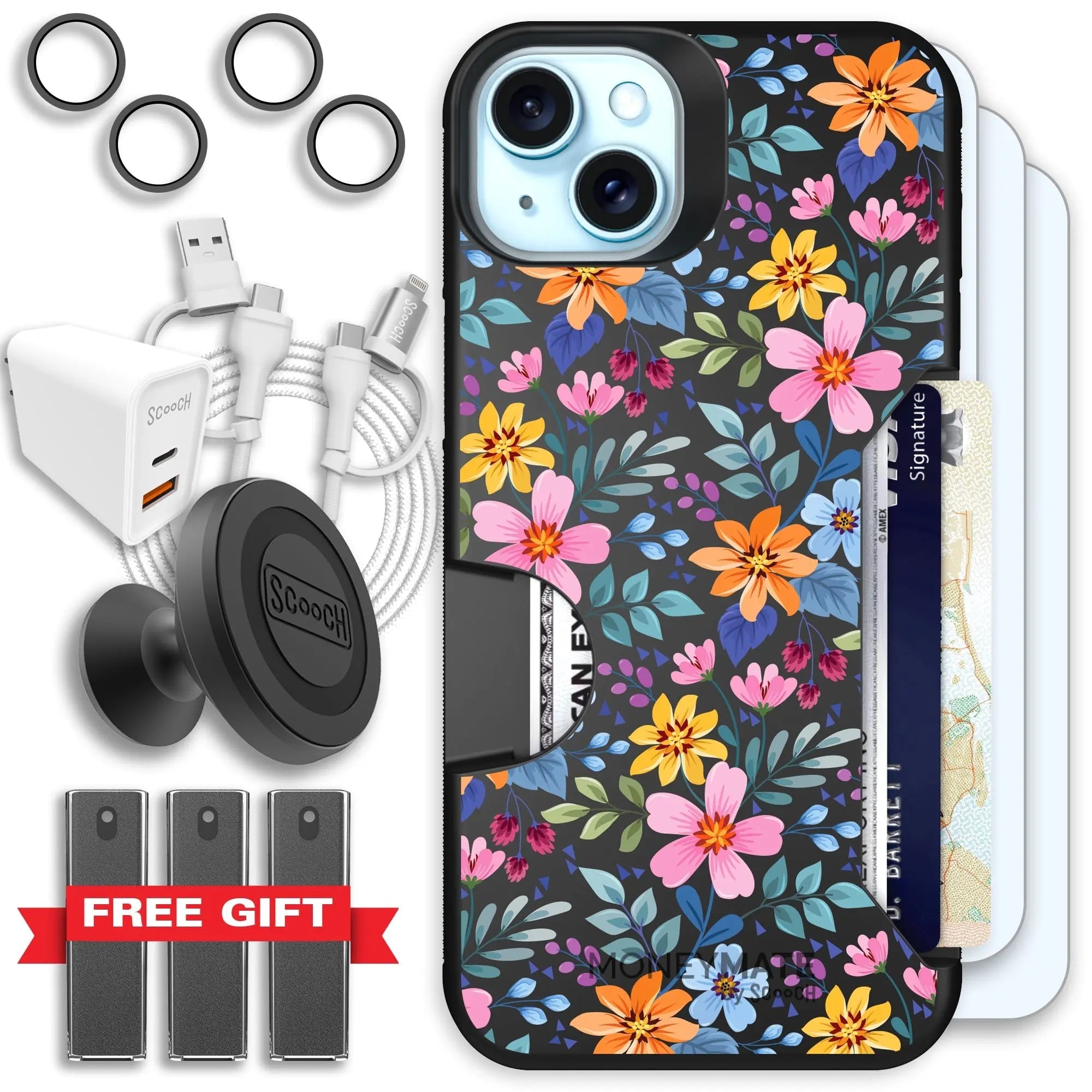 Scooch-Moneymate Ultimate Bundle for iPhone 14 Plus-Full-Bloom