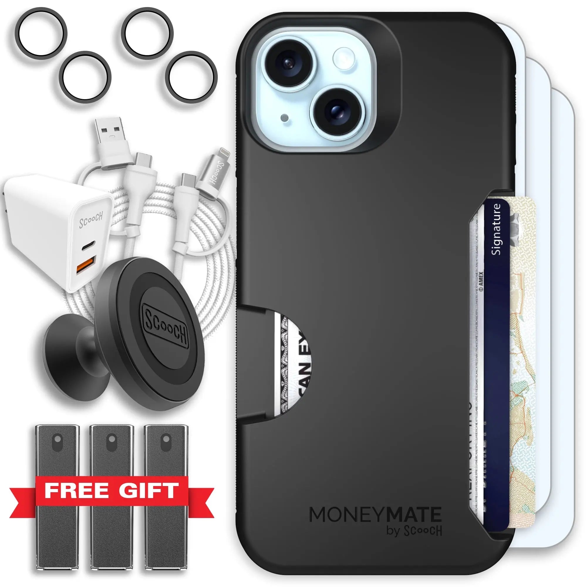 Scooch-Moneymate Ultimate Bundle for iPhone 15-
