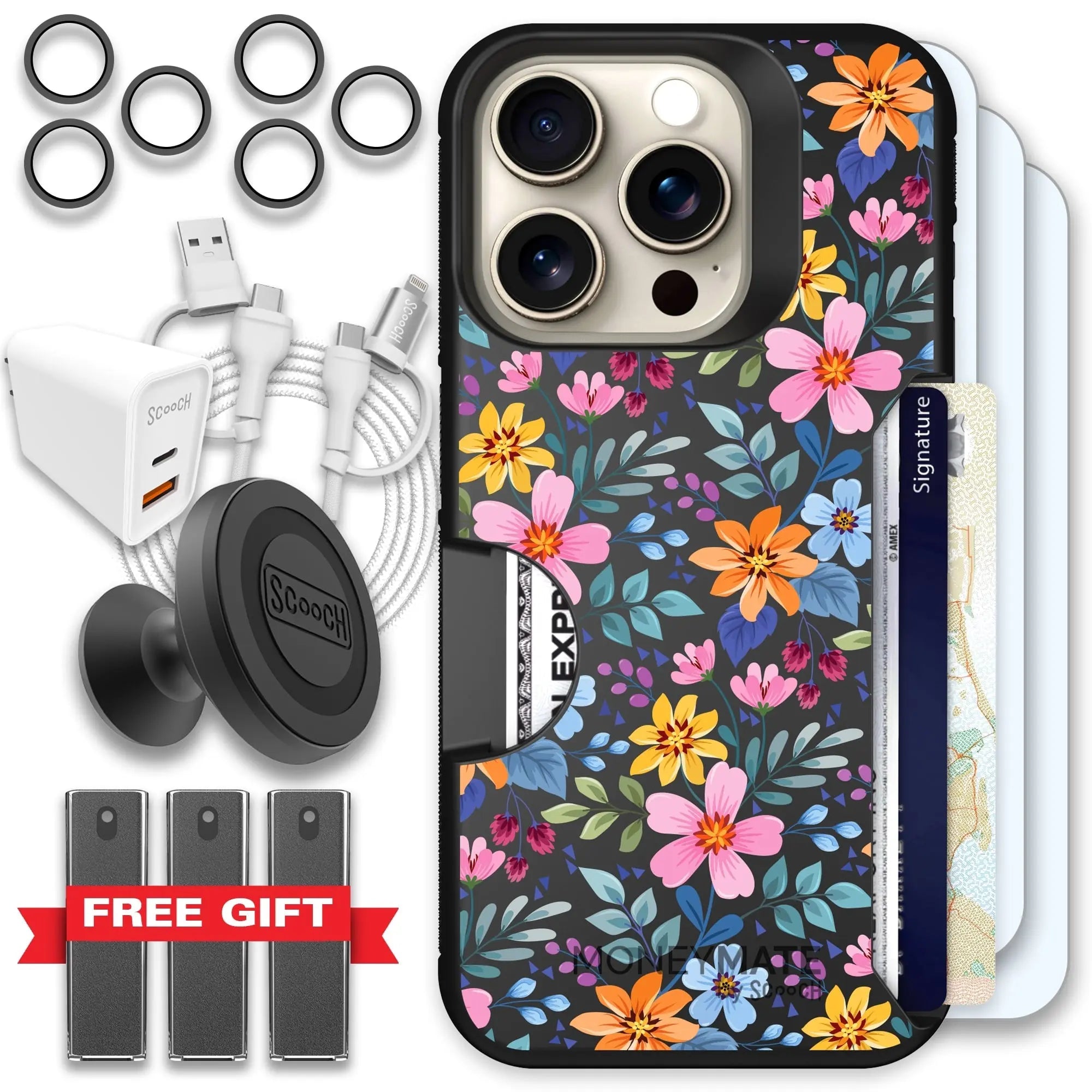 Scooch-Moneymate Ultimate Bundle for iPhone 15 Pro-Full-Bloom