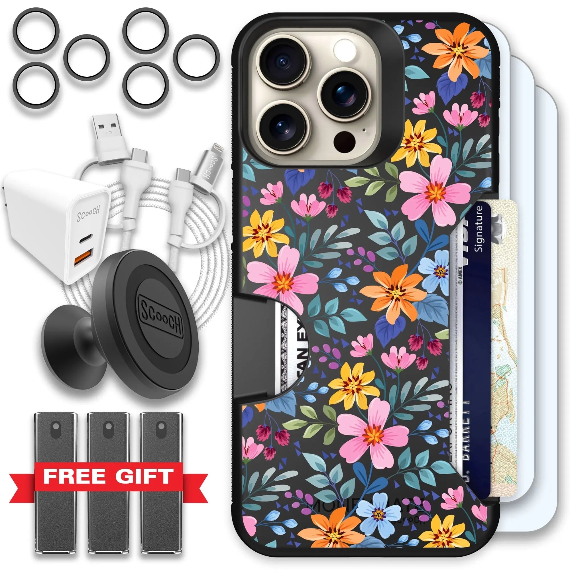 Scooch-Moneymate Ultimate Bundle for iPhone 15 Pro Max-Full-Bloom