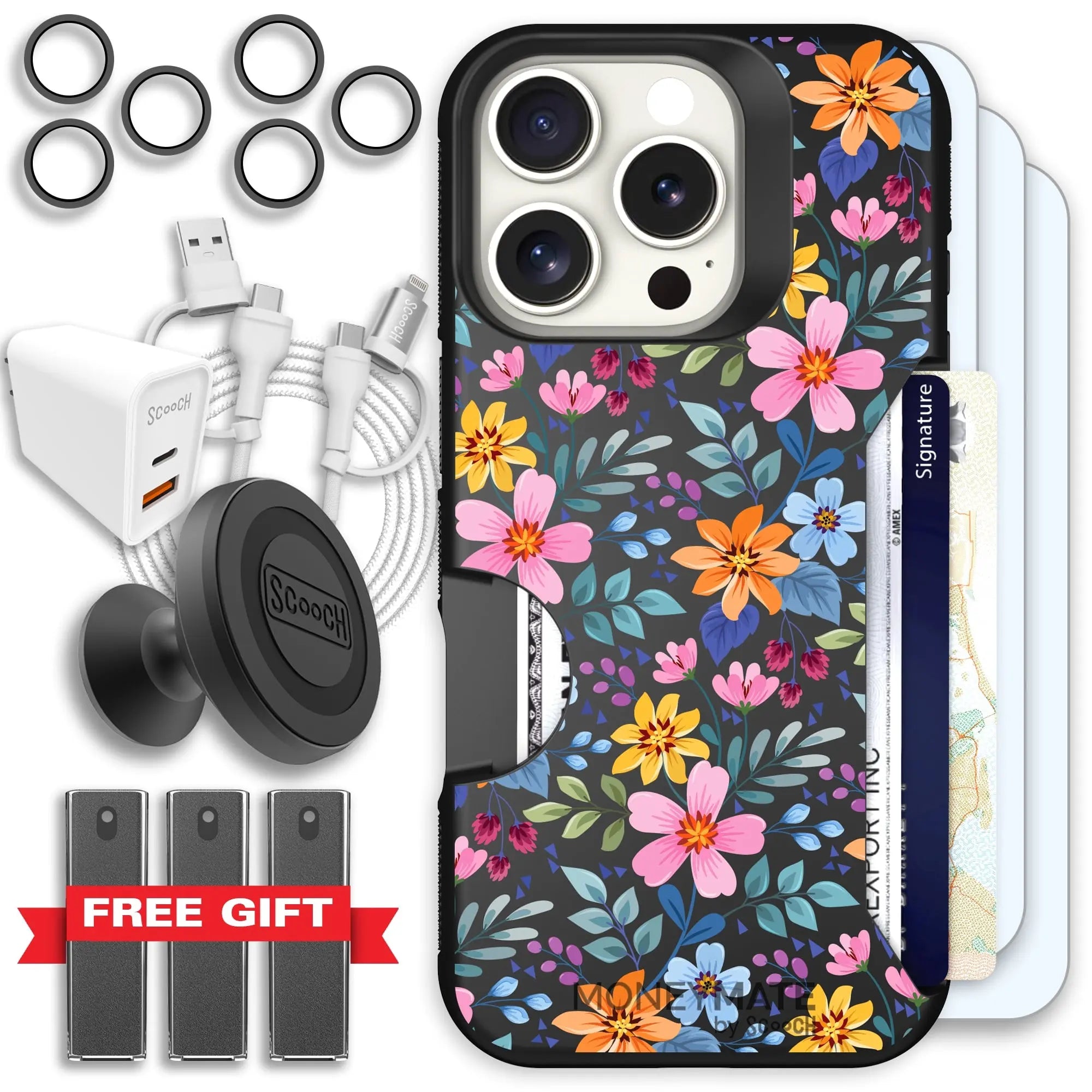 Scooch-Moneymate Ultimate Bundle for iPhone 16 Pro-Full-Bloom