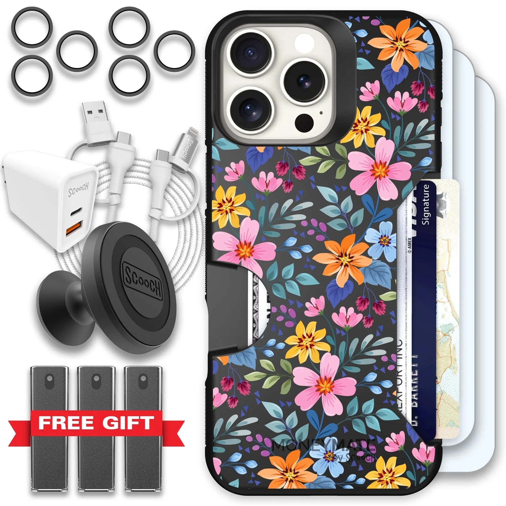 Scooch-Moneymate Ultimate Bundle for iPhone 16 Pro Max-Full-Bloom