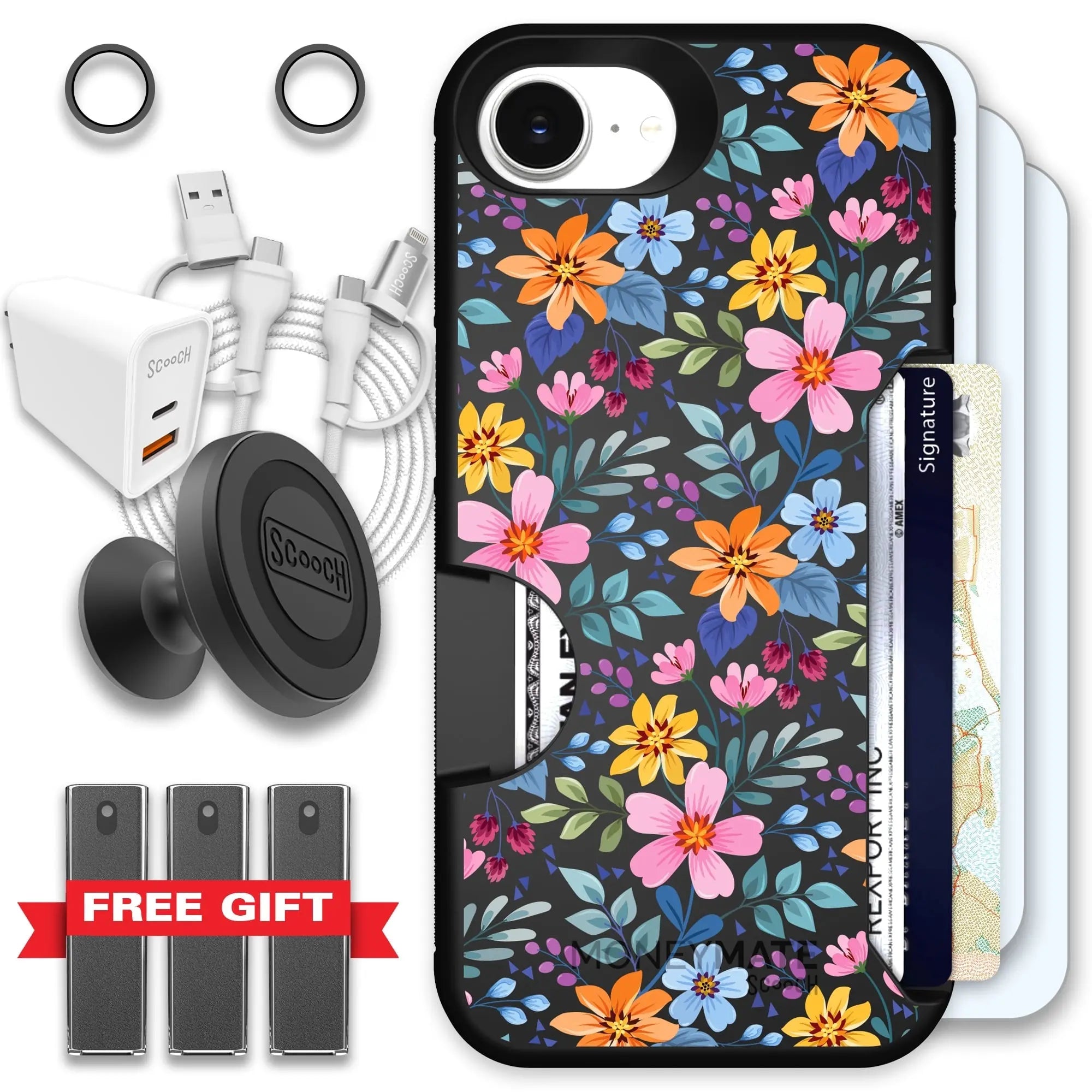 Scooch-Moneymate Ultimate Bundle for iPhone 16e-Full-Bloom