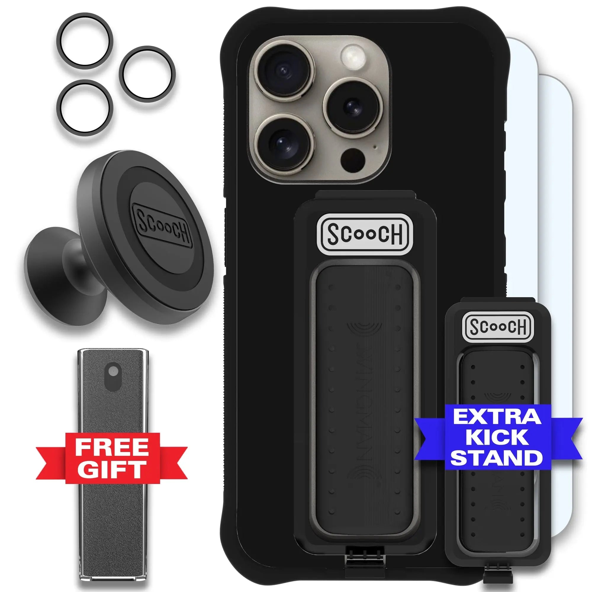 Wingman Black iPhone 15 Pro Defender