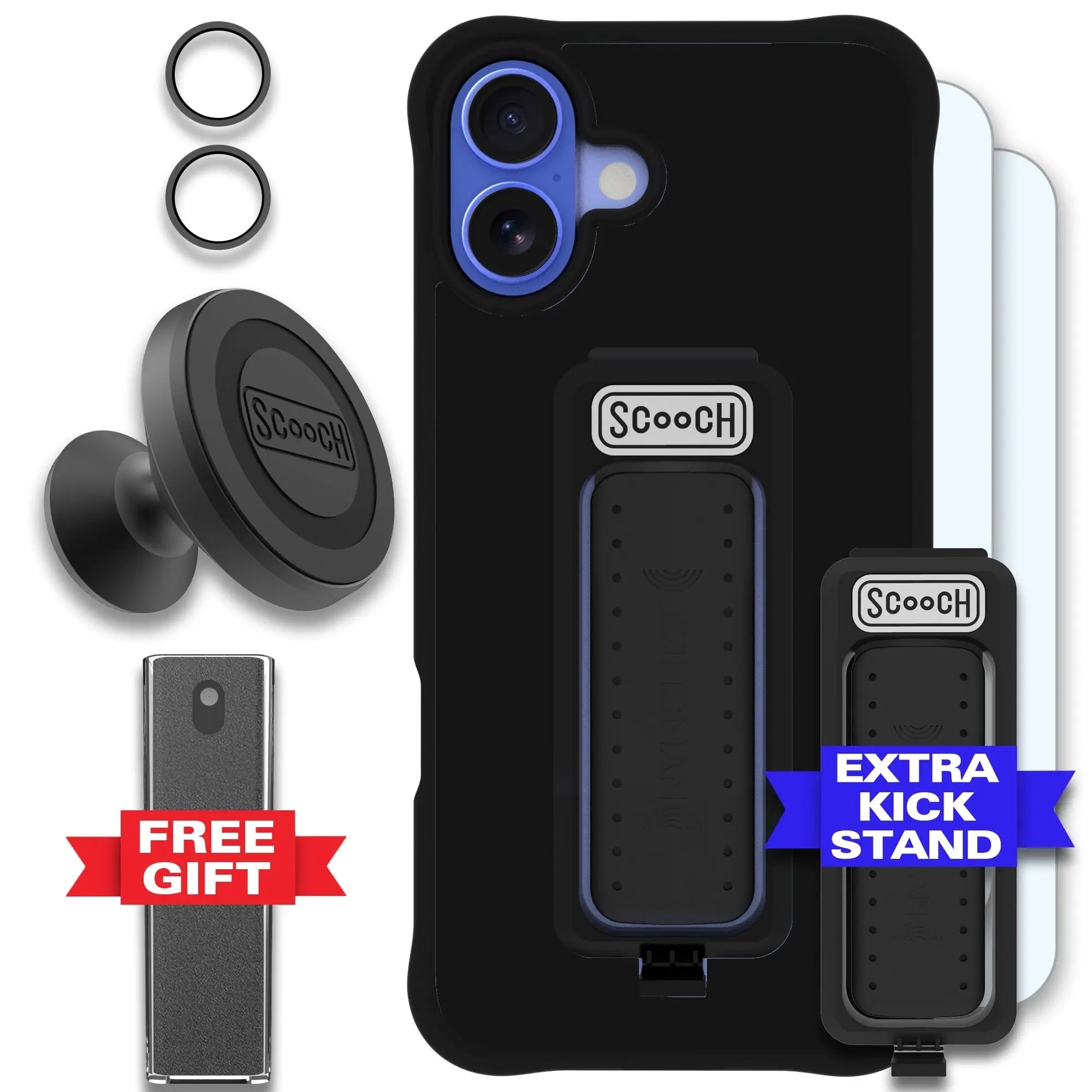Wingman Black iPhone 16 Plus Defender