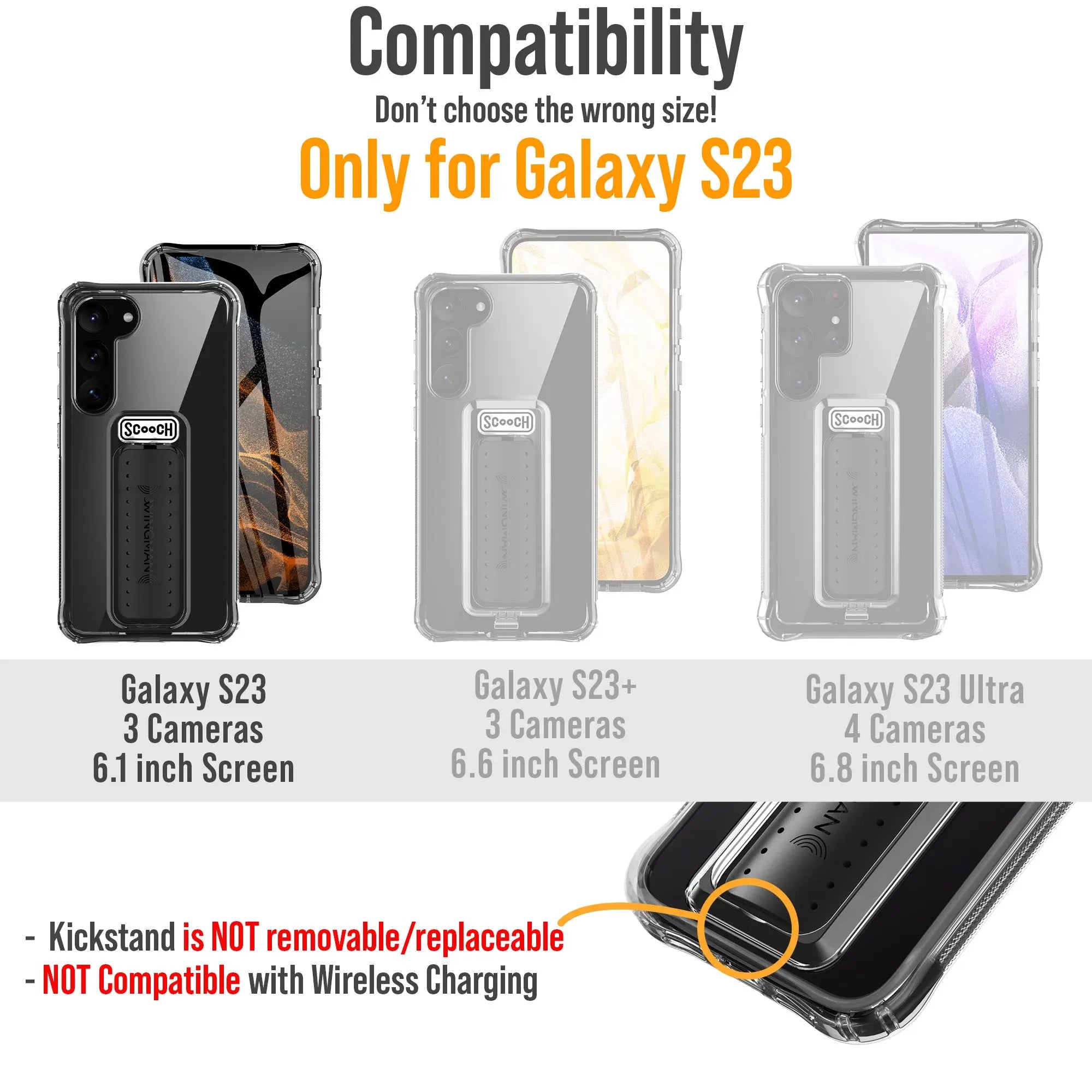 Scooch-Wingman Starter Bundle for Samsung Galaxy S23-