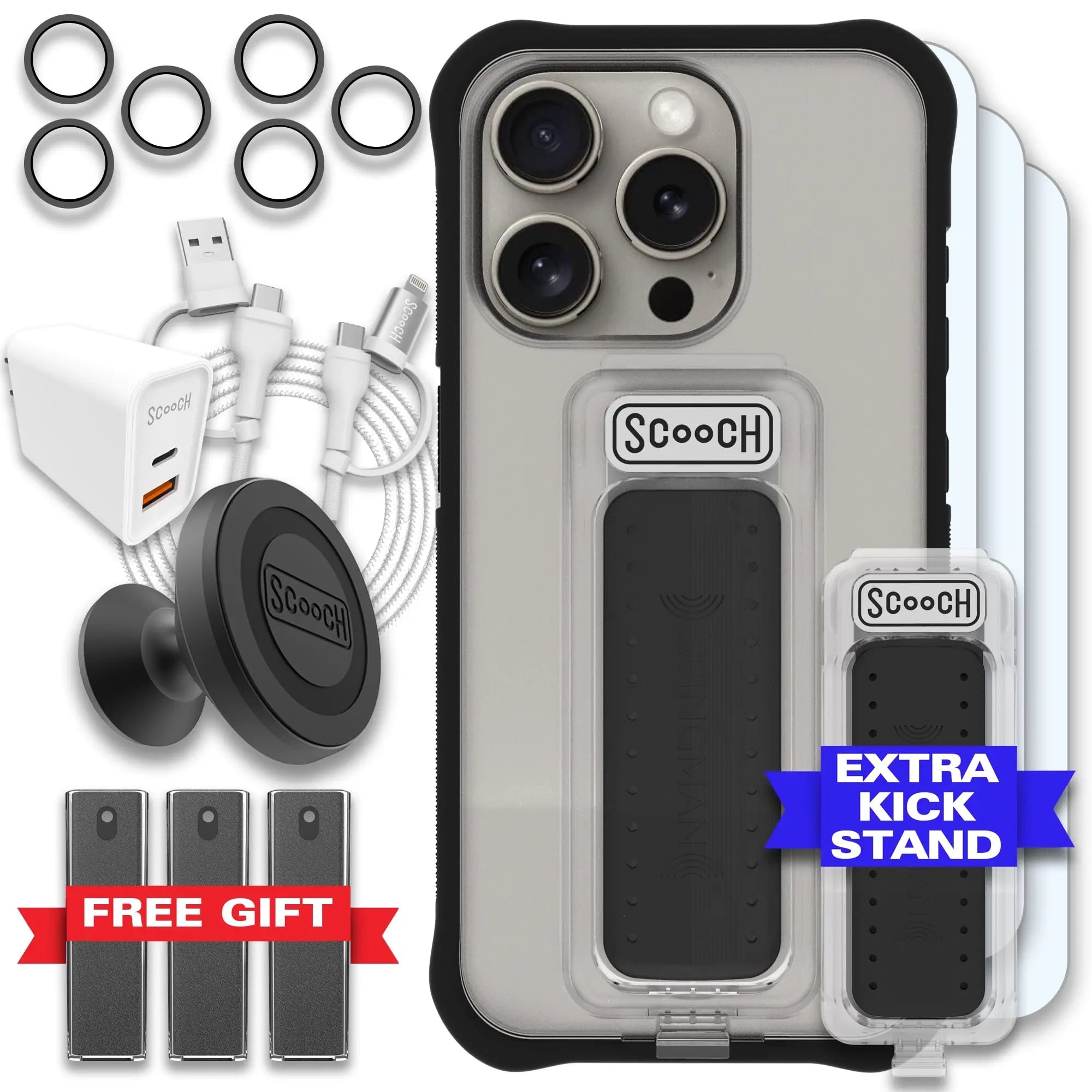 Wingman Tuxedo Clear iPhone 15 Pro Ultimate