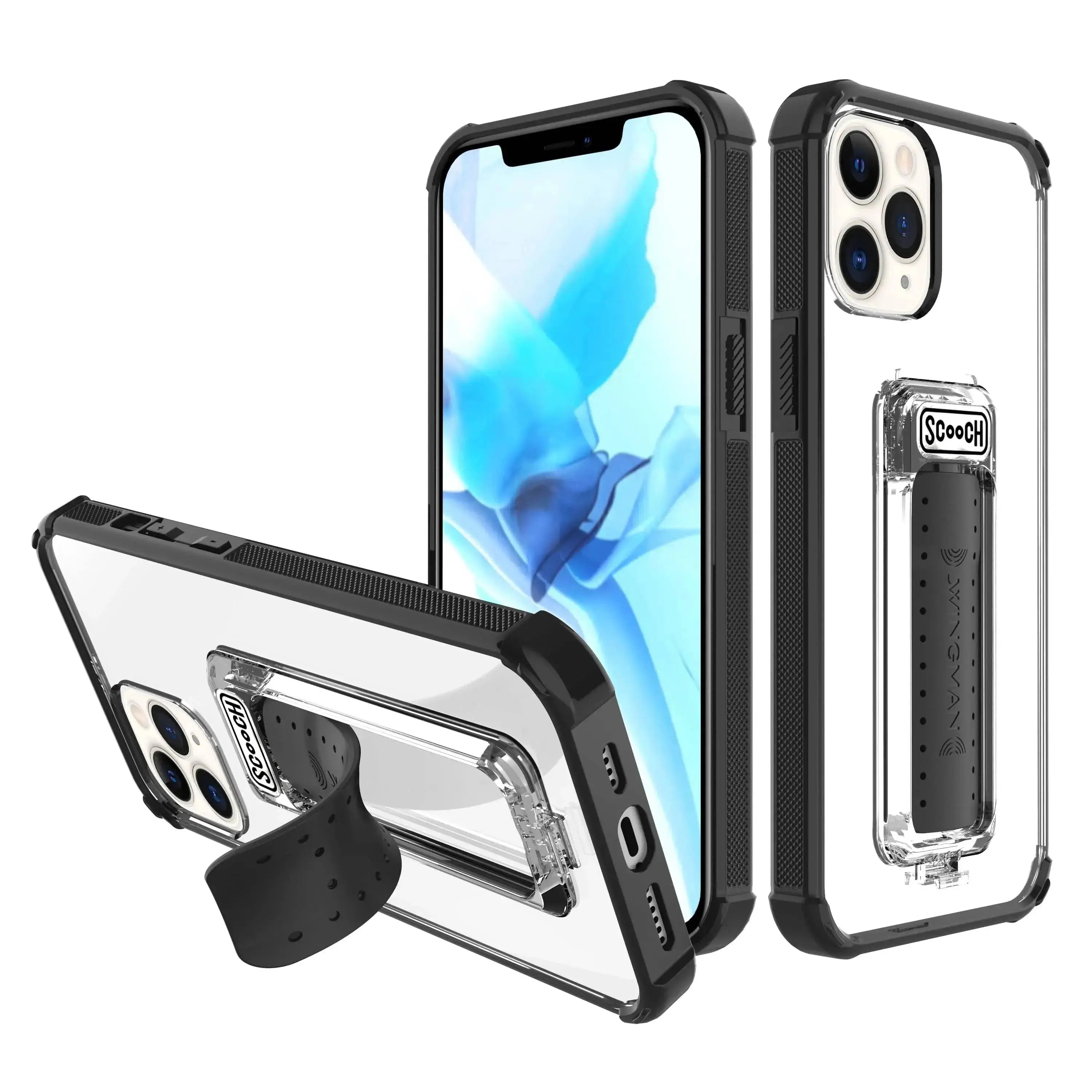 Scooch-Wingman for iPhone 12 Pro Max-Tuxedo-Clear
