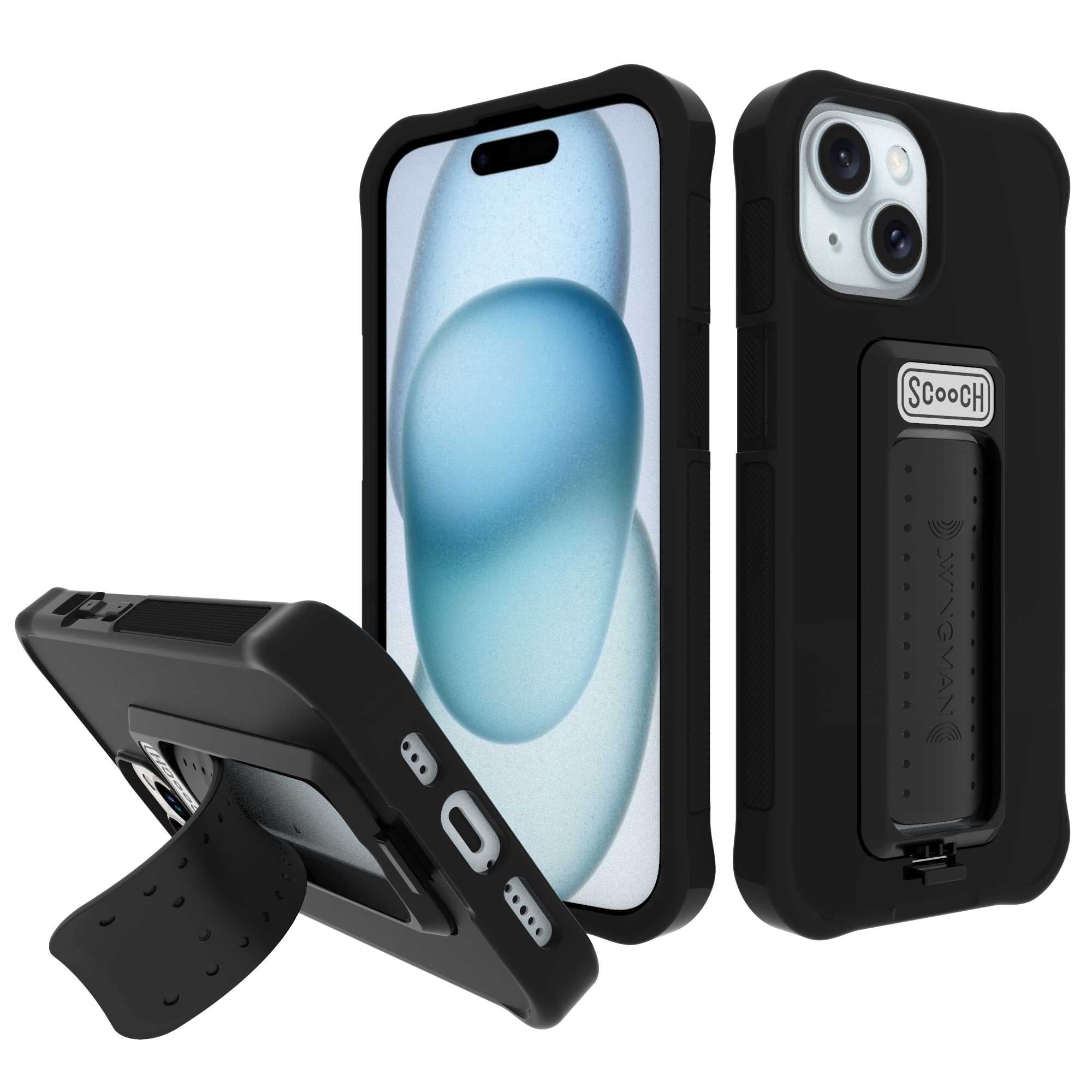 Scooch-Wingman for iPhone 15-Black