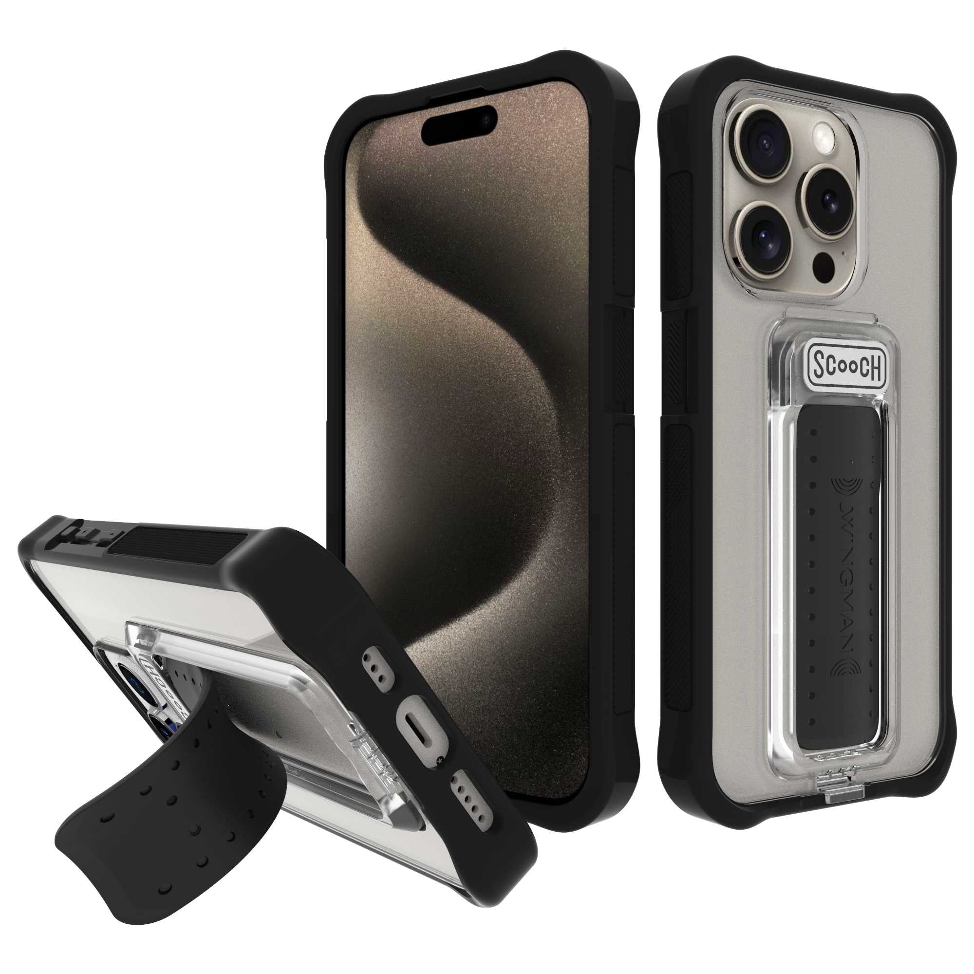 Wingman Tuxedo Clear iPhone 15 Pro Case Only