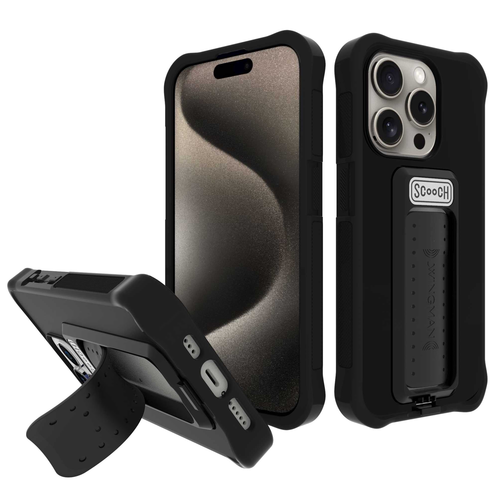 Scooch-Wingman for iPhone 15 Pro-Black
