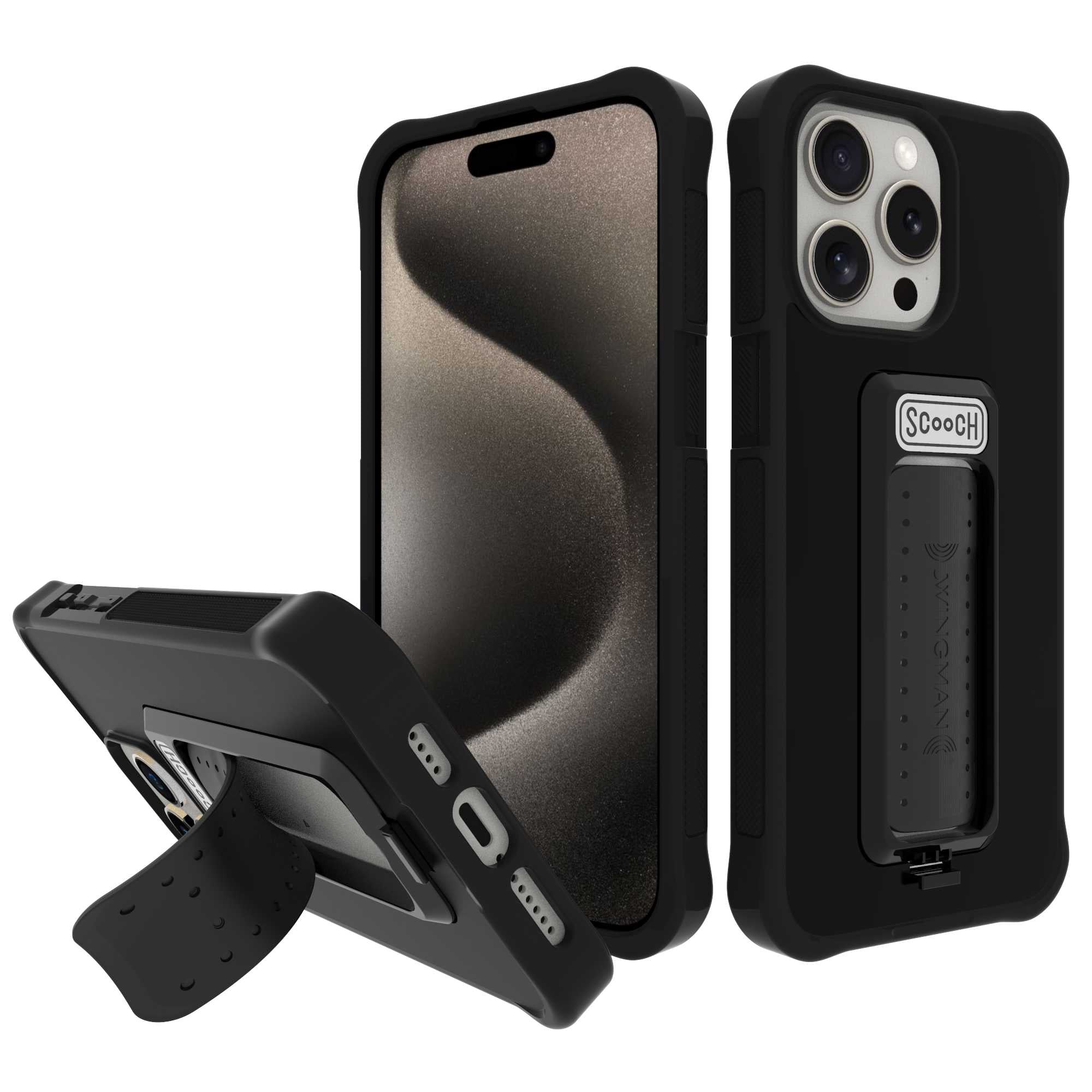 Scooch-Wingman for iPhone 15 Pro Max-Black