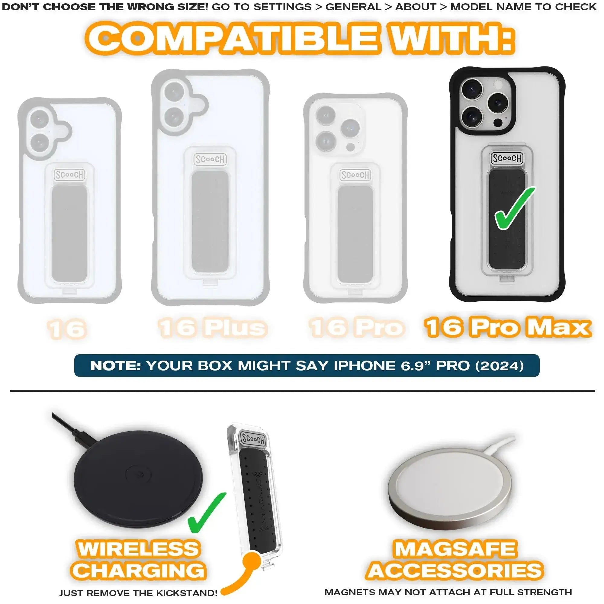Scooch-Wingman for iPhone 16 Pro Max-