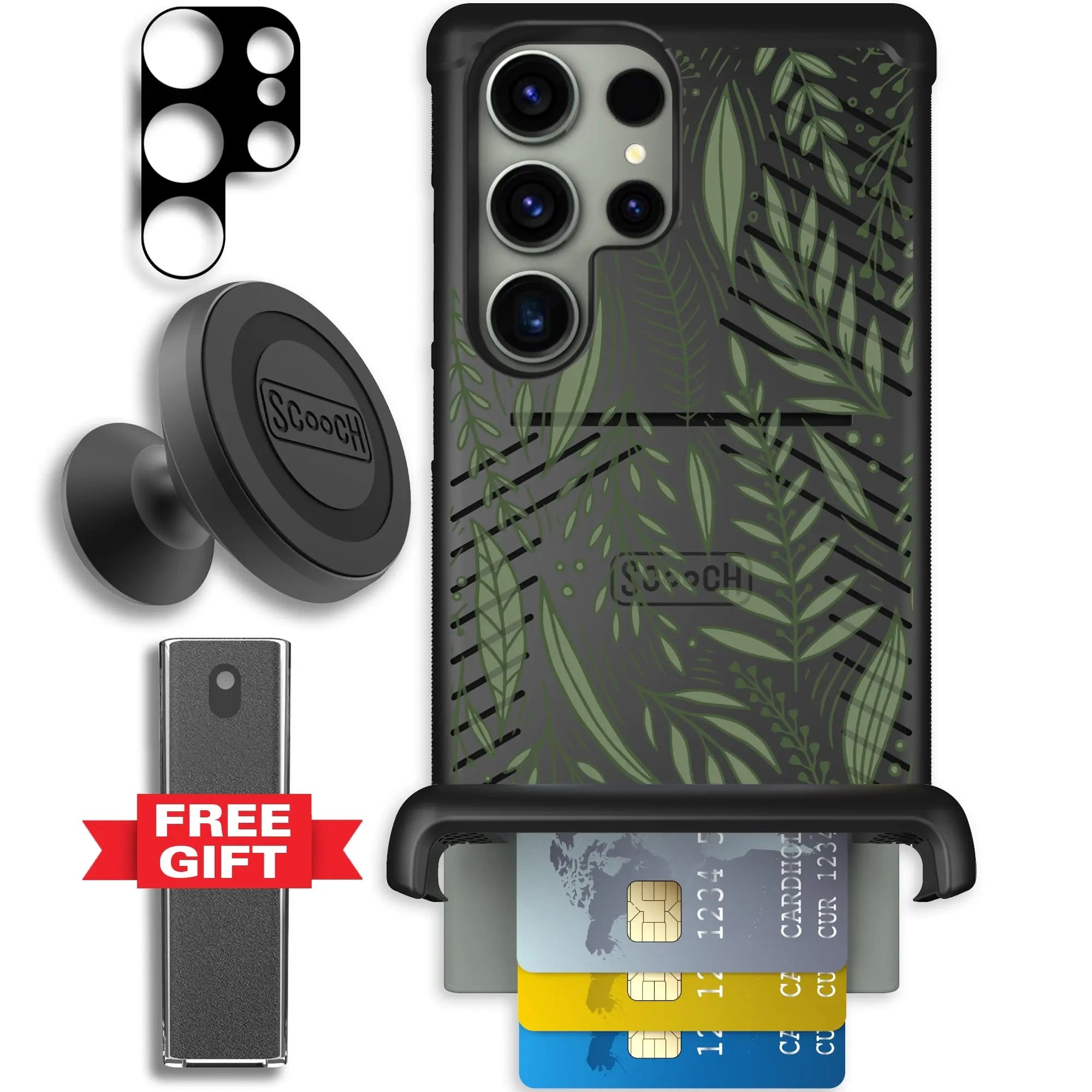 Scooch-Wingmate Defender Bundle for Samsung Galaxy S23 Ultra-Willow-Garden