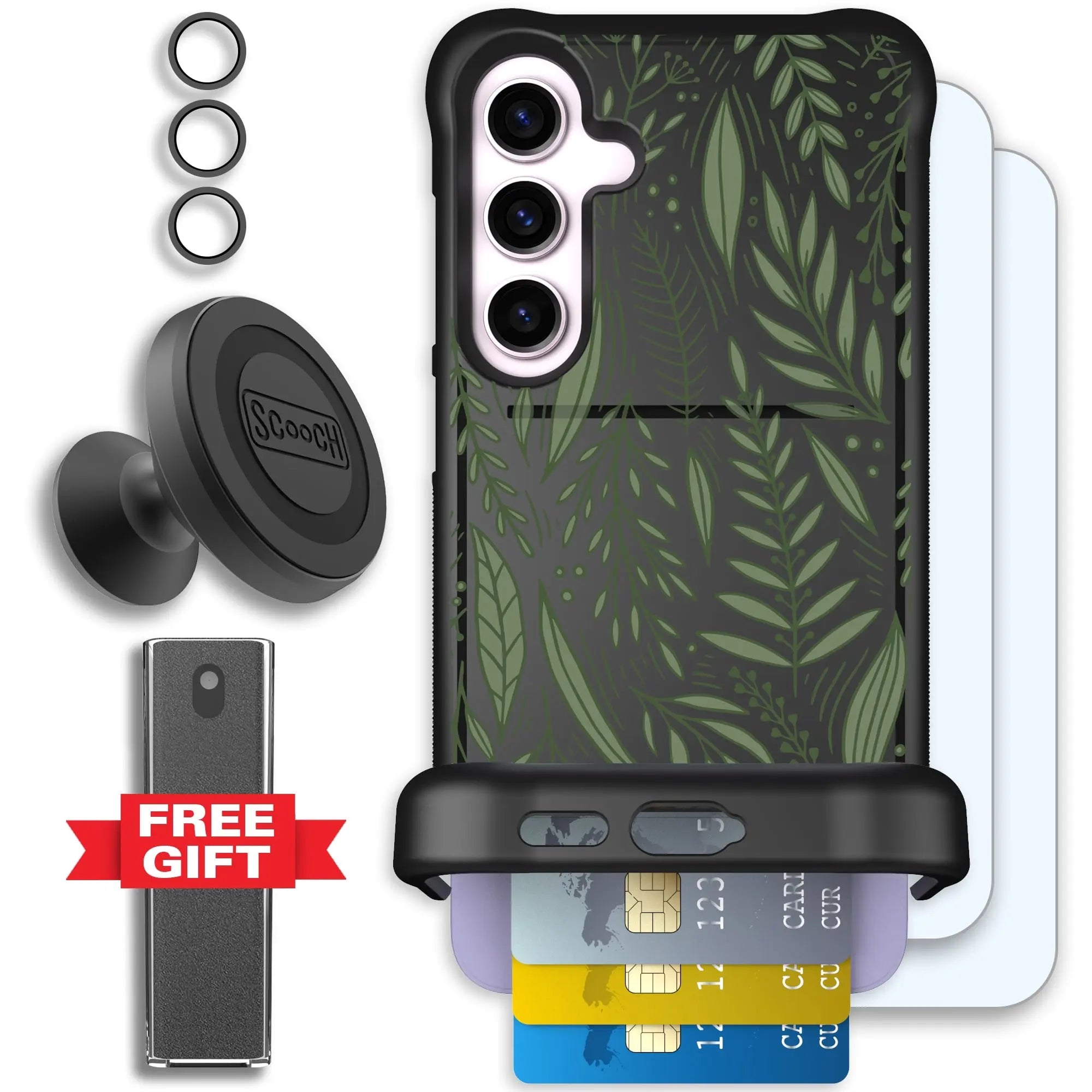 Scooch-Wingmate Defender Bundle for Samsung Galaxy S24+-Willow-Garden