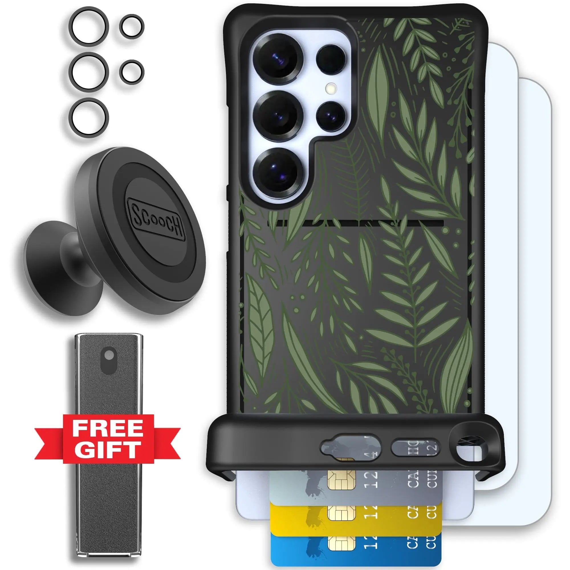 Scooch-Wingmate Defender Bundle for Samsung Galaxy S25 Ultra-Willow-Garden