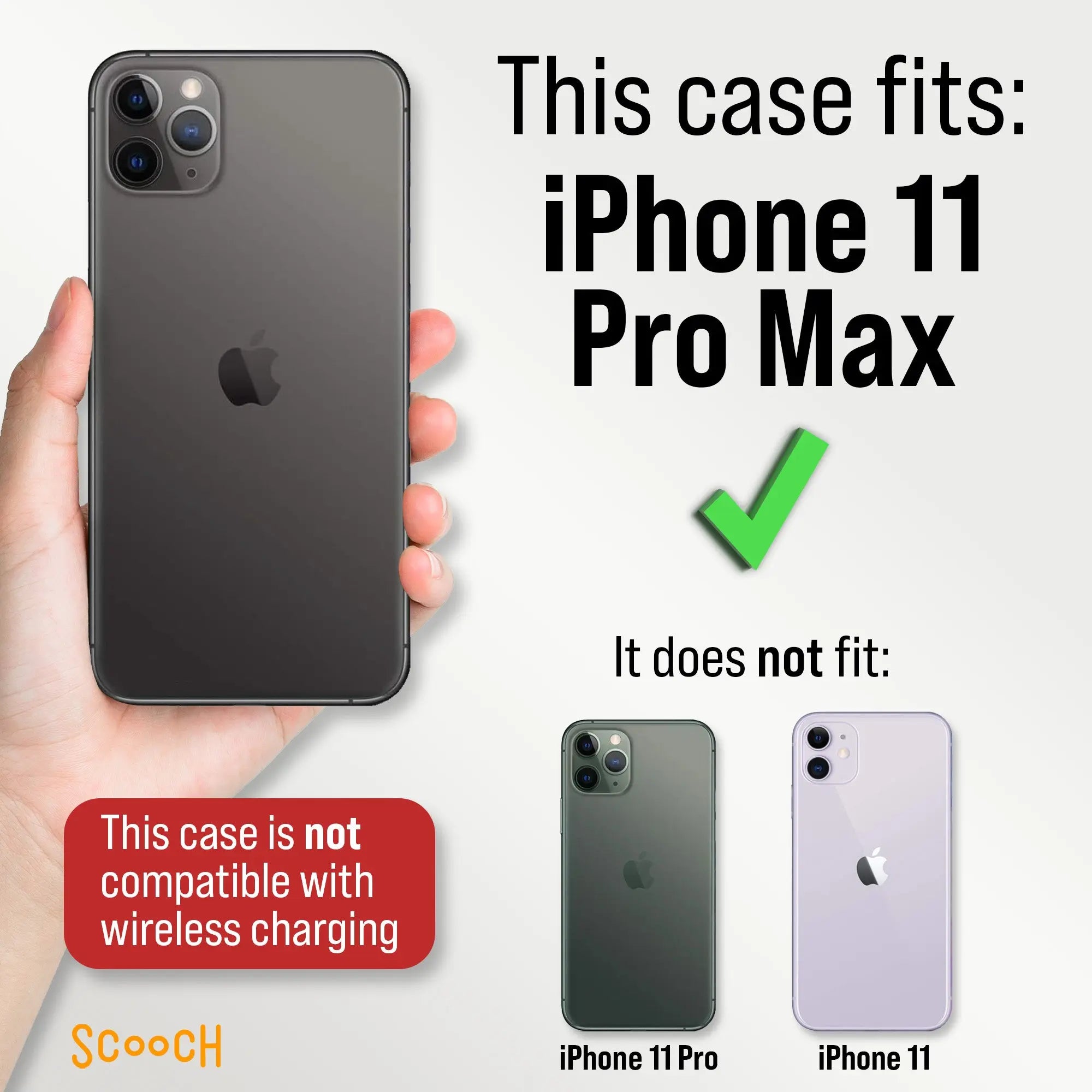 Scooch-Wingmate Defender Bundle for iPhone 11 Pro Max-