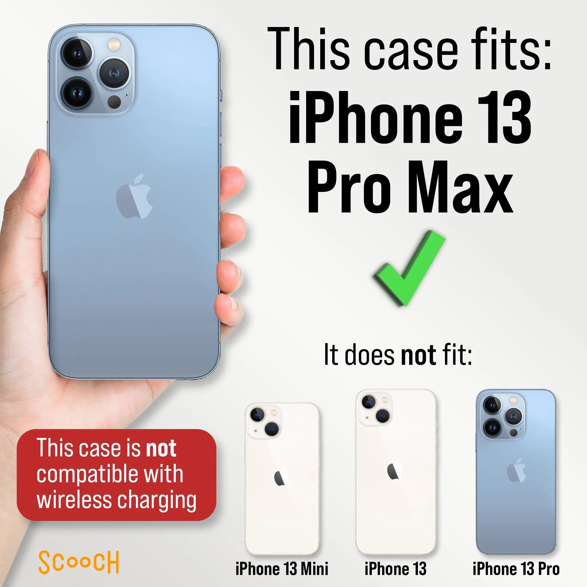 Scooch-Wingmate Defender Bundle for iPhone 13 Pro Max-