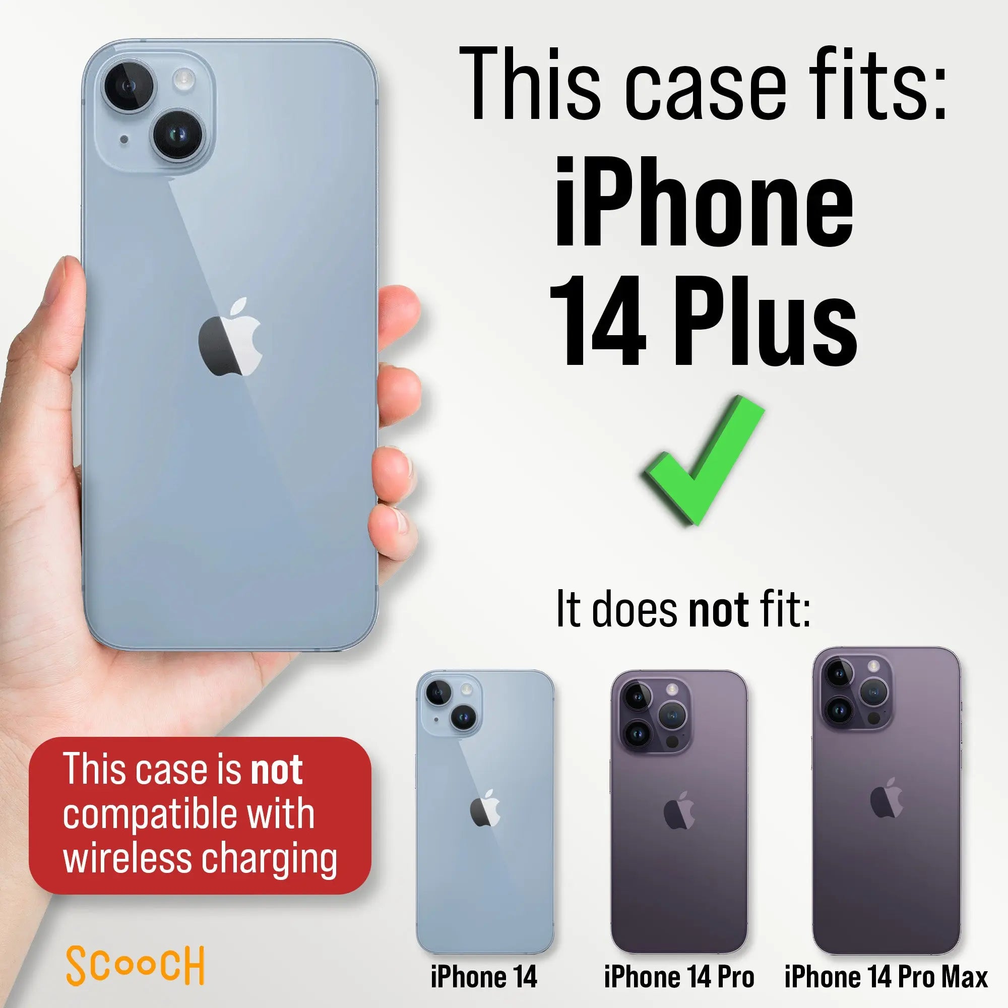 Scooch-Wingmate Defender Bundle for iPhone 14 Plus-
