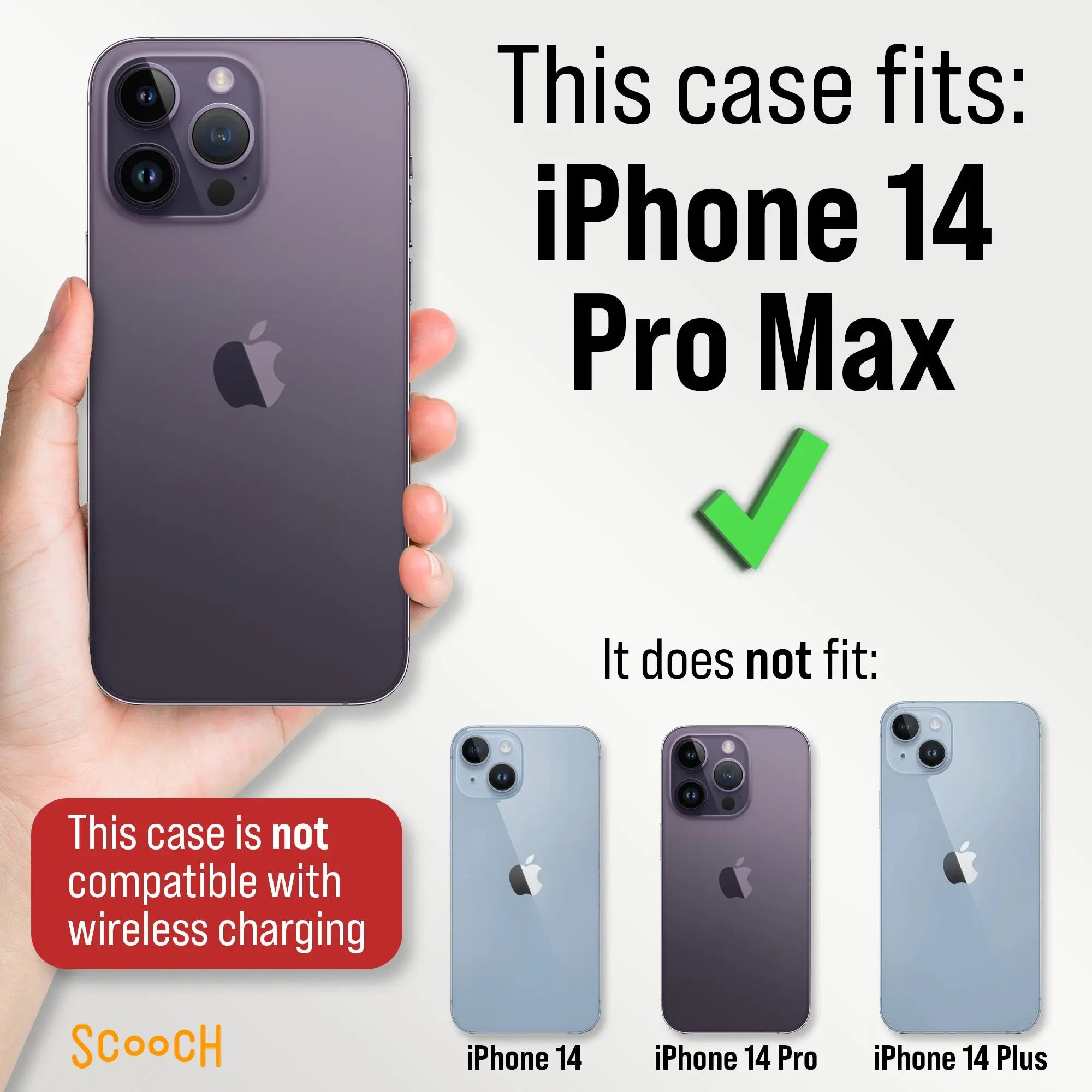 Scooch-Wingmate Defender Bundle for iPhone 14 Pro Max-