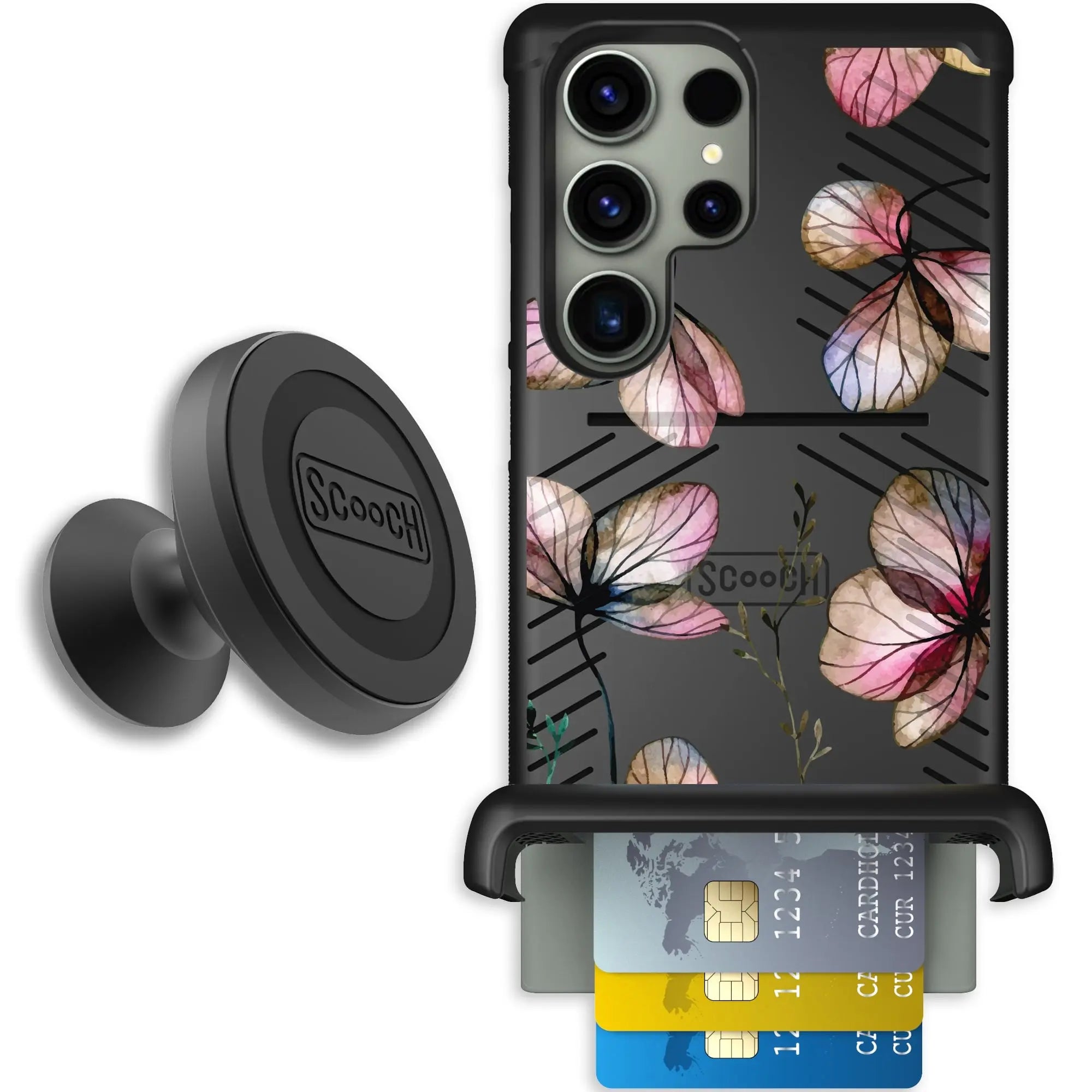 Scooch-Wingmate Starter Bundle for Samsung Galaxy S23 Ultra-Dried-Flowers