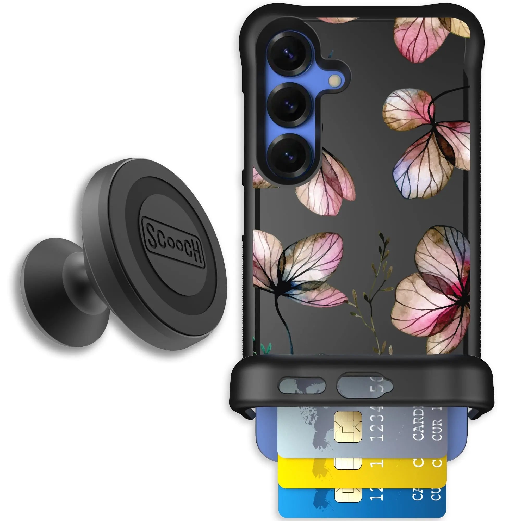Scooch-Wingmate Starter Bundle for Samsung Galaxy S25-Dried-Flowers