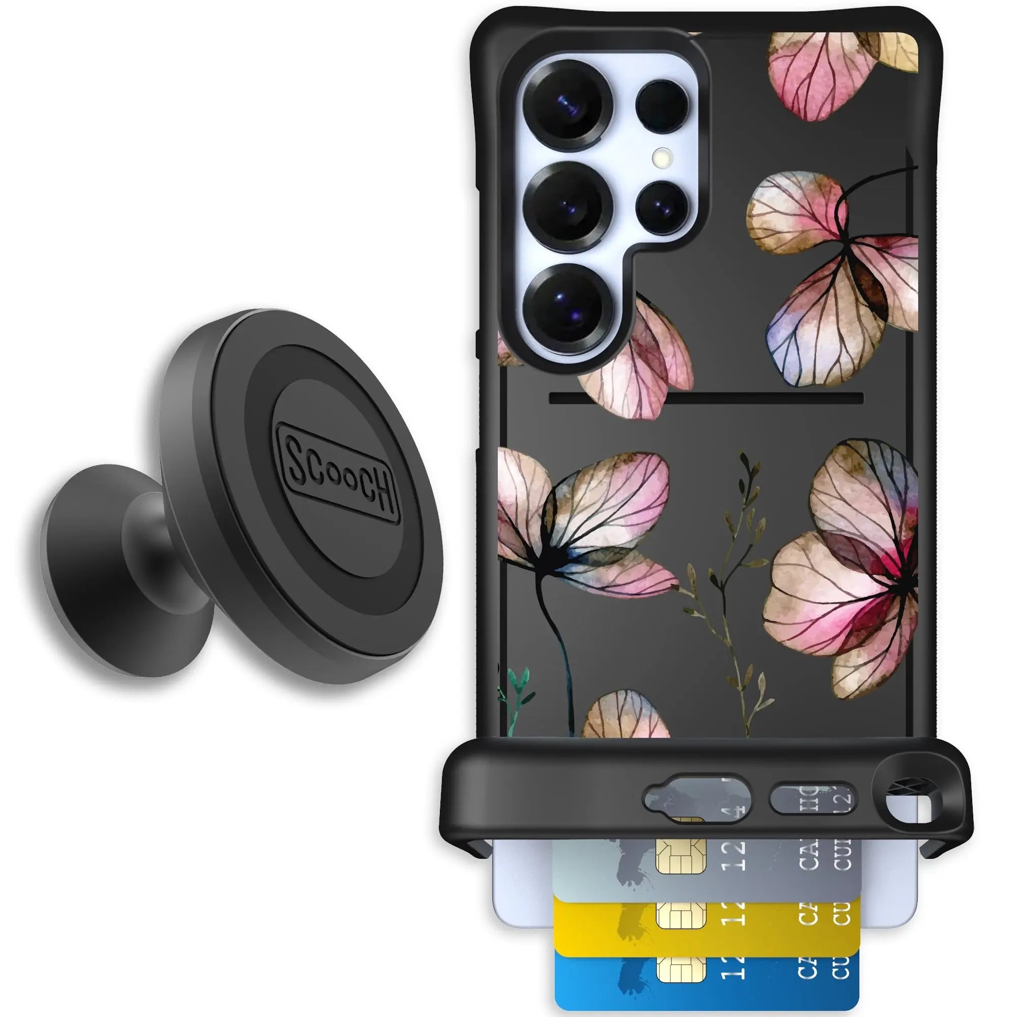 Scooch-Wingmate Starter Bundle for Samsung Galaxy S25 Ultra-Dried-Flowers