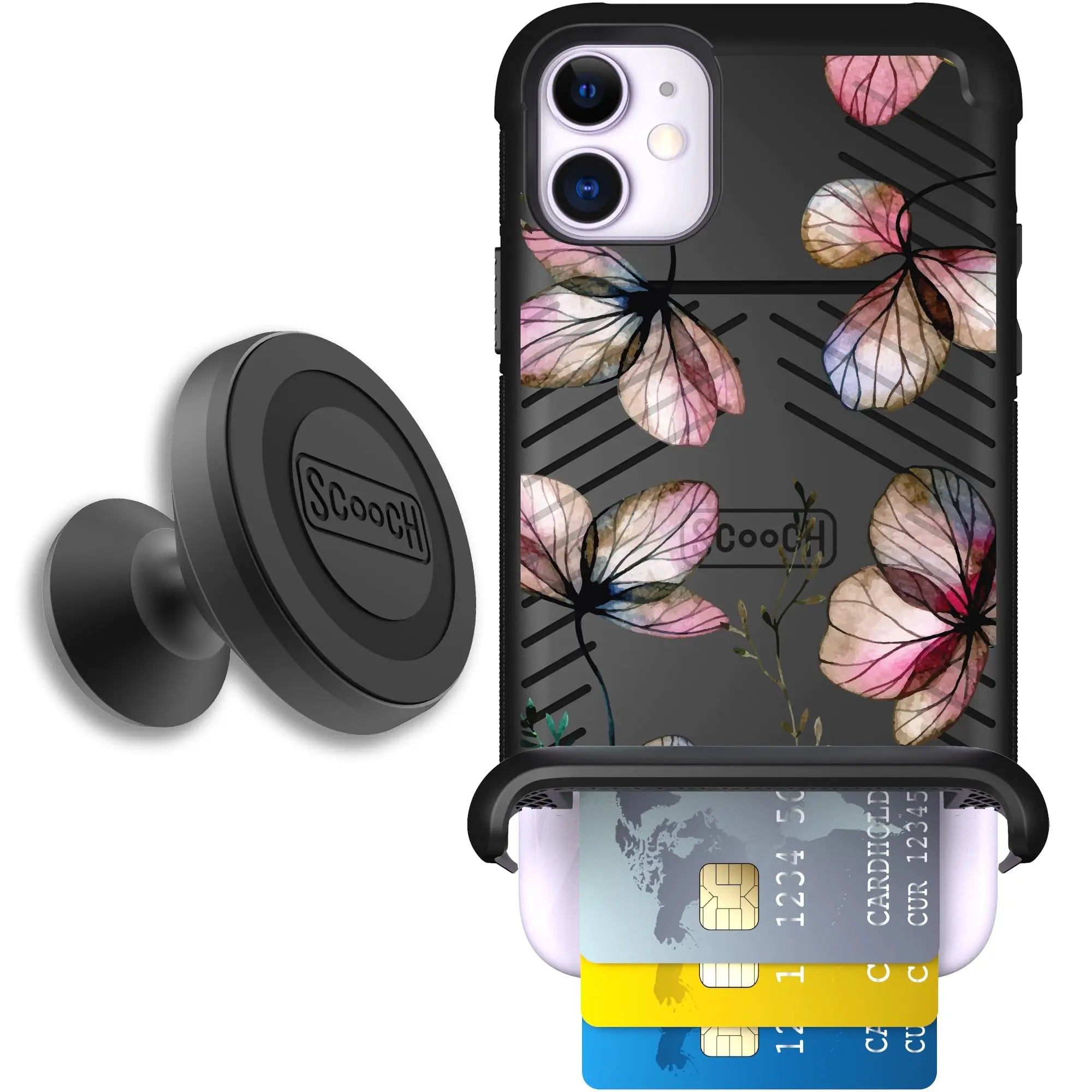 Scooch-Wingmate Starter Bundle for iPhone 11-Dried-Flowers