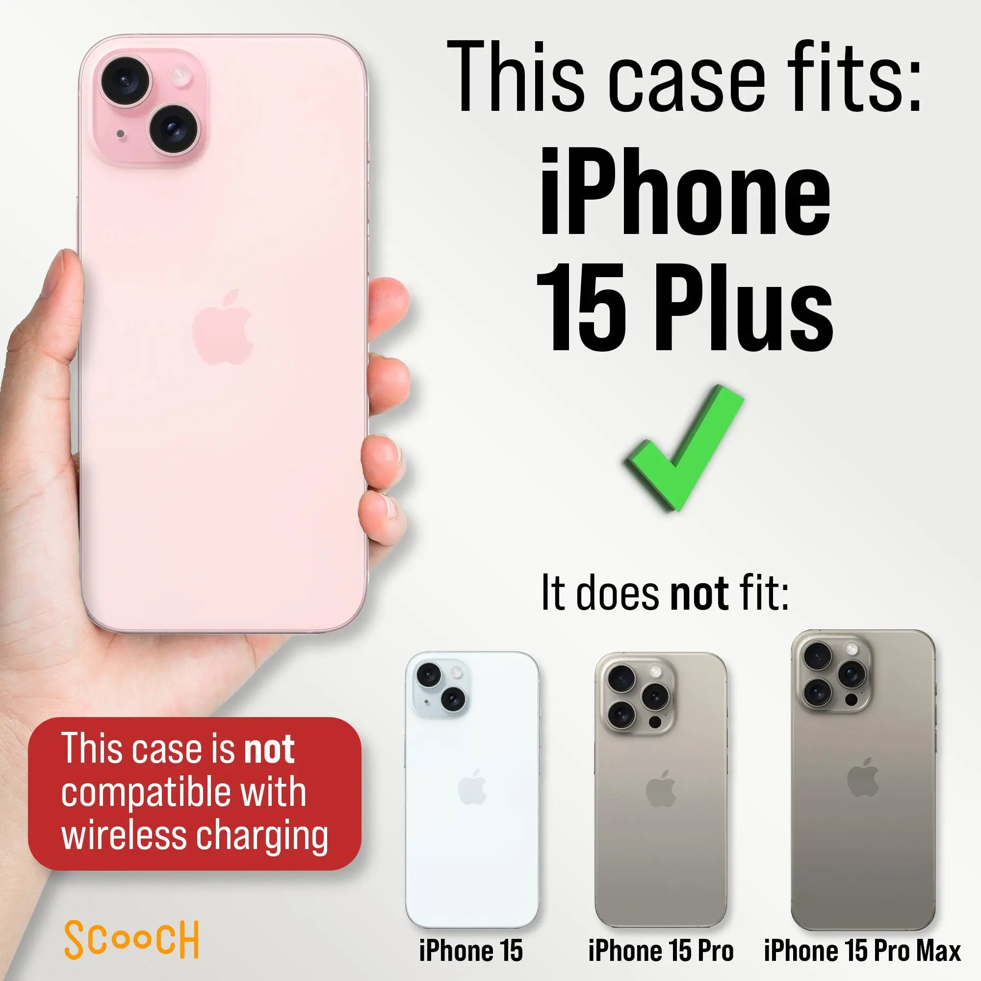 Scooch-Wingmate Starter Bundle for iPhone 15 Plus-