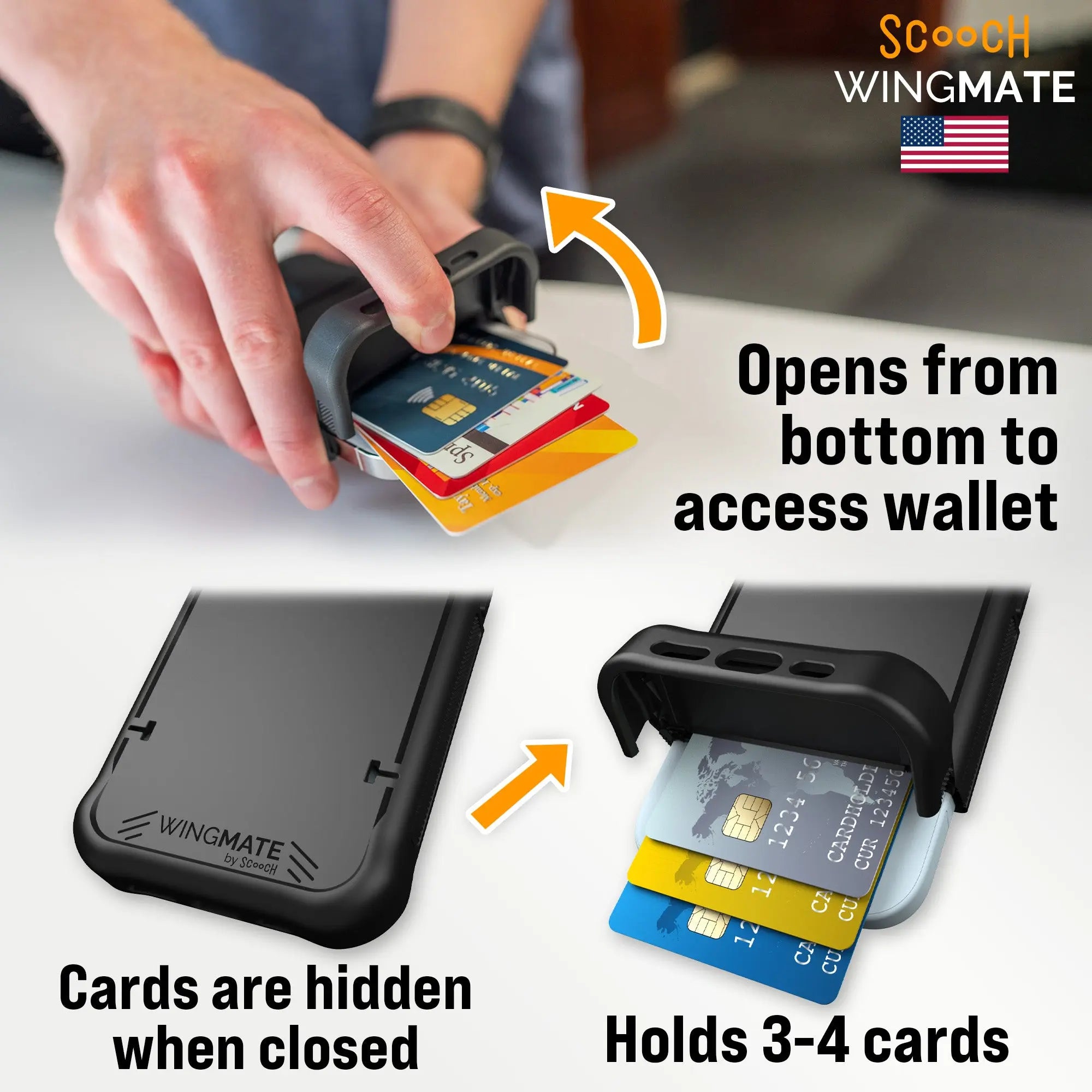 Scooch-Wingmate Starter Bundle for iPhone 15 Plus-