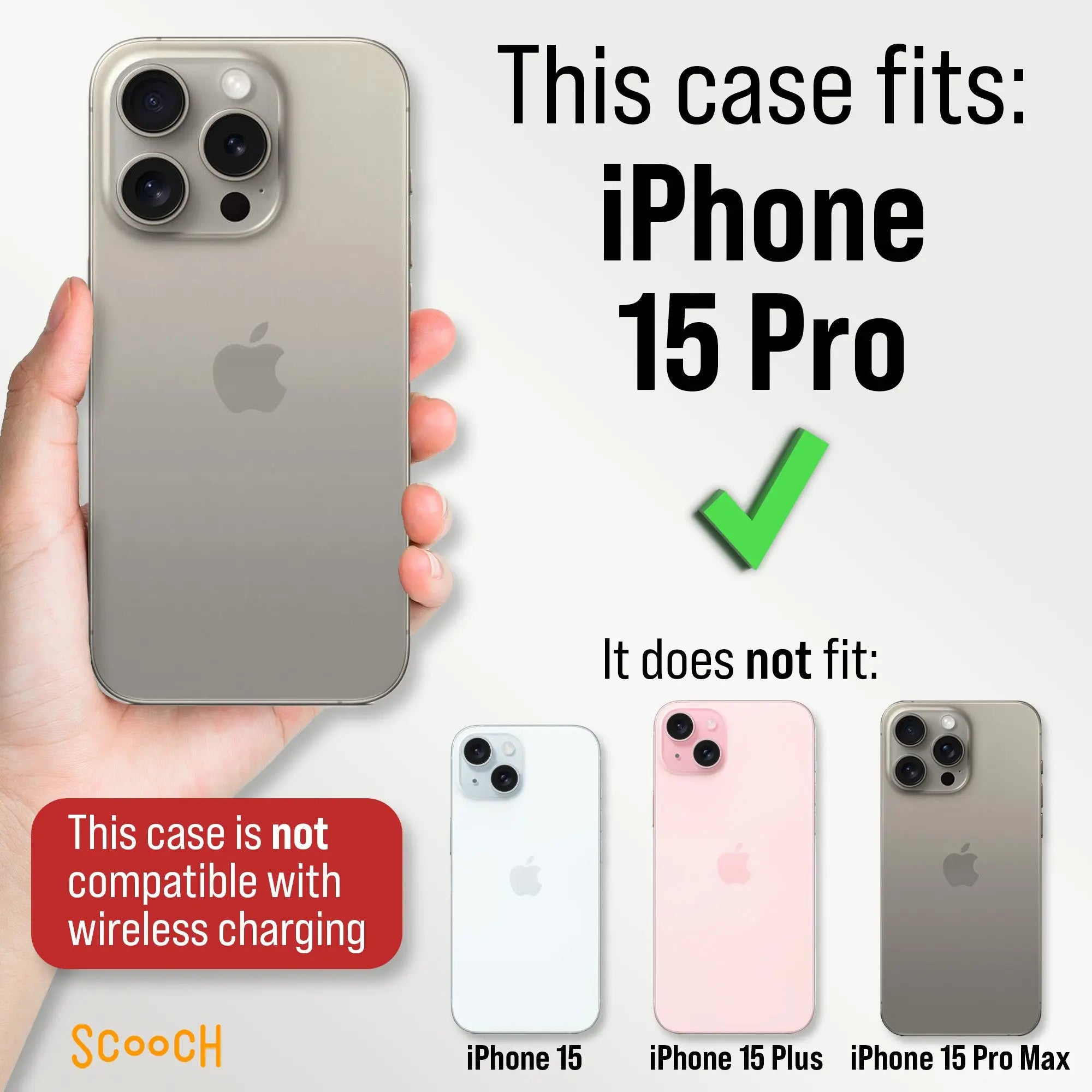 Scooch-Wingmate Starter Bundle for iPhone 15 Pro-