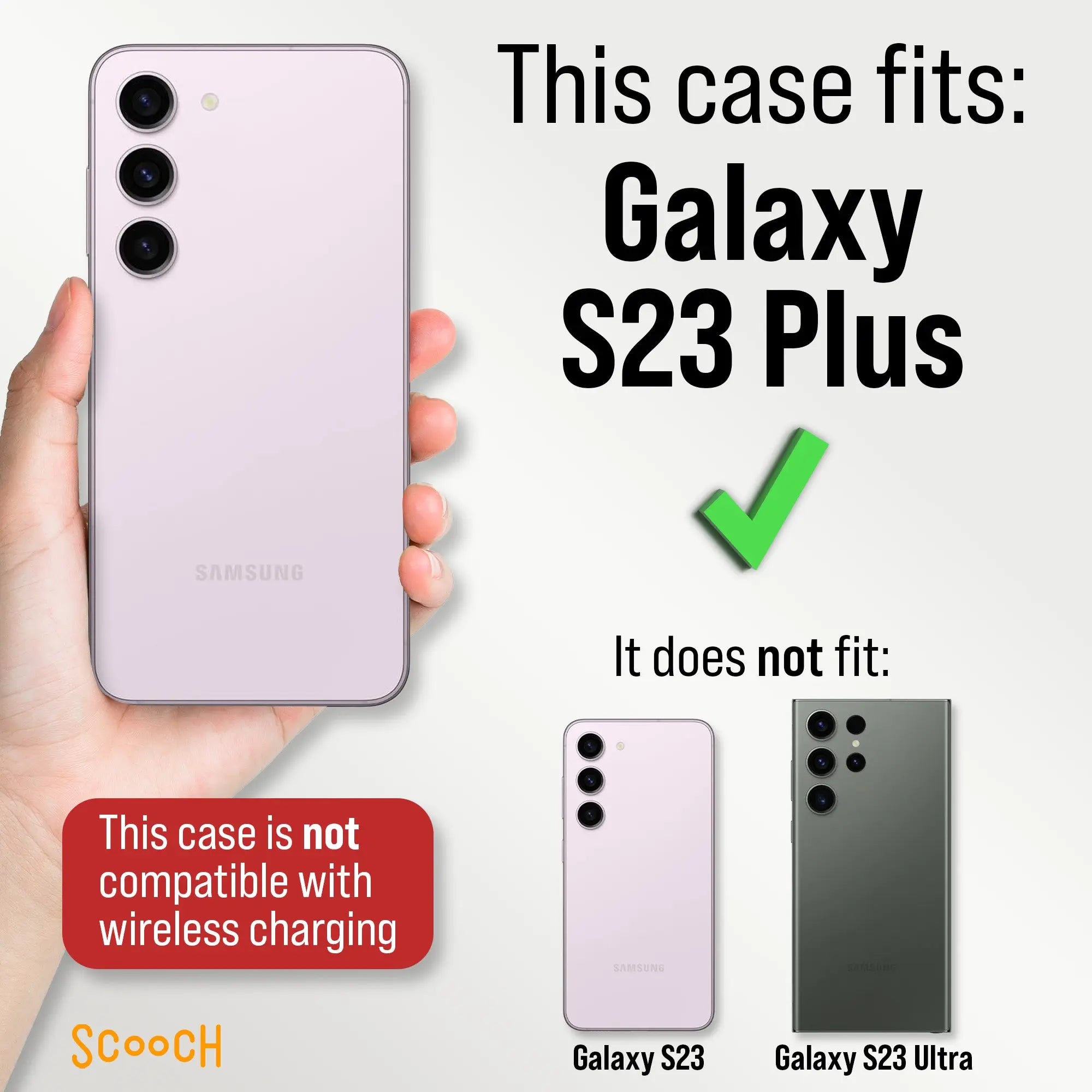 Scooch-Wingmate Ultimate Bundle for Samsung Galaxy S23+-