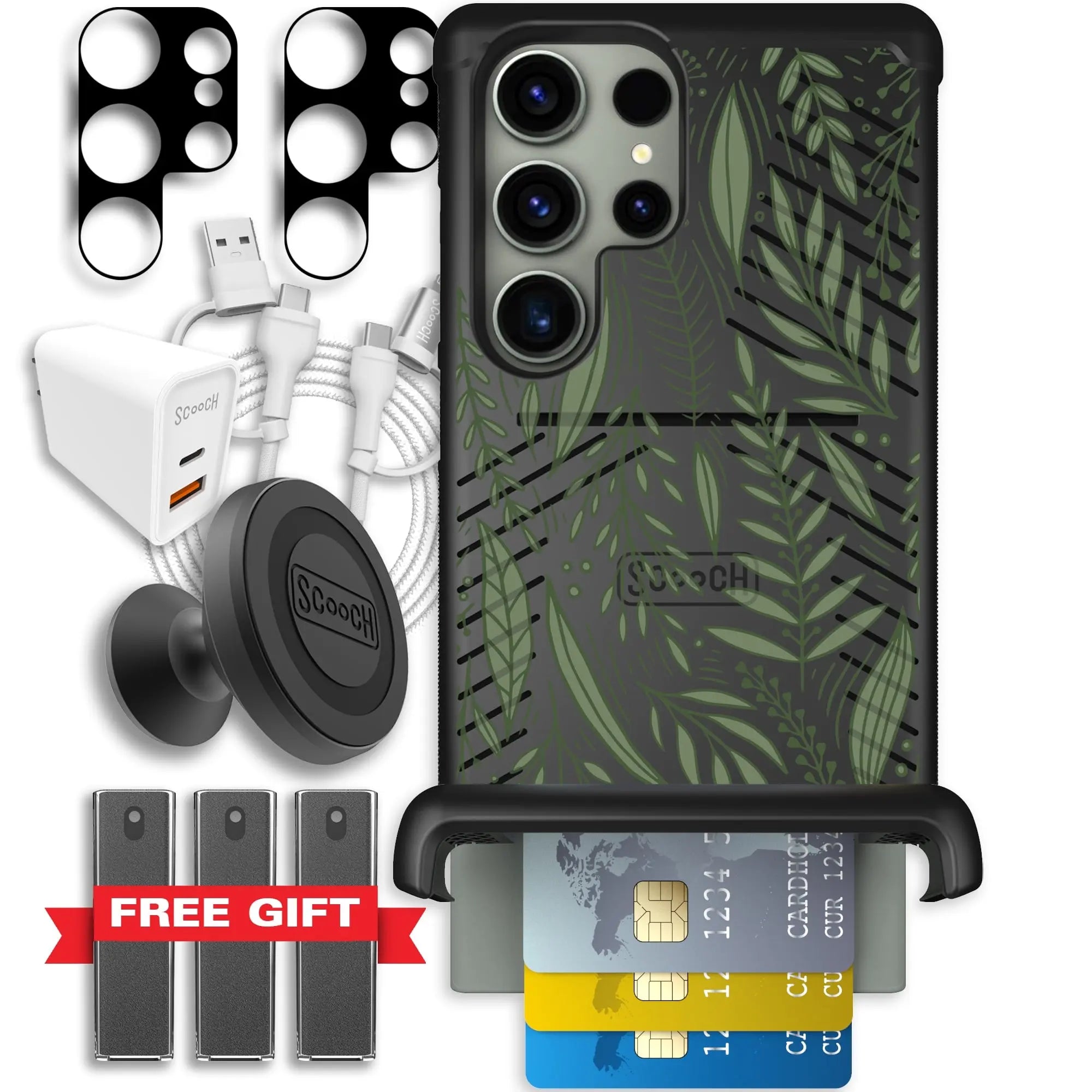 Scooch-Wingmate Ultimate Bundle for Samsung Galaxy S23 Ultra-Willow-Garden